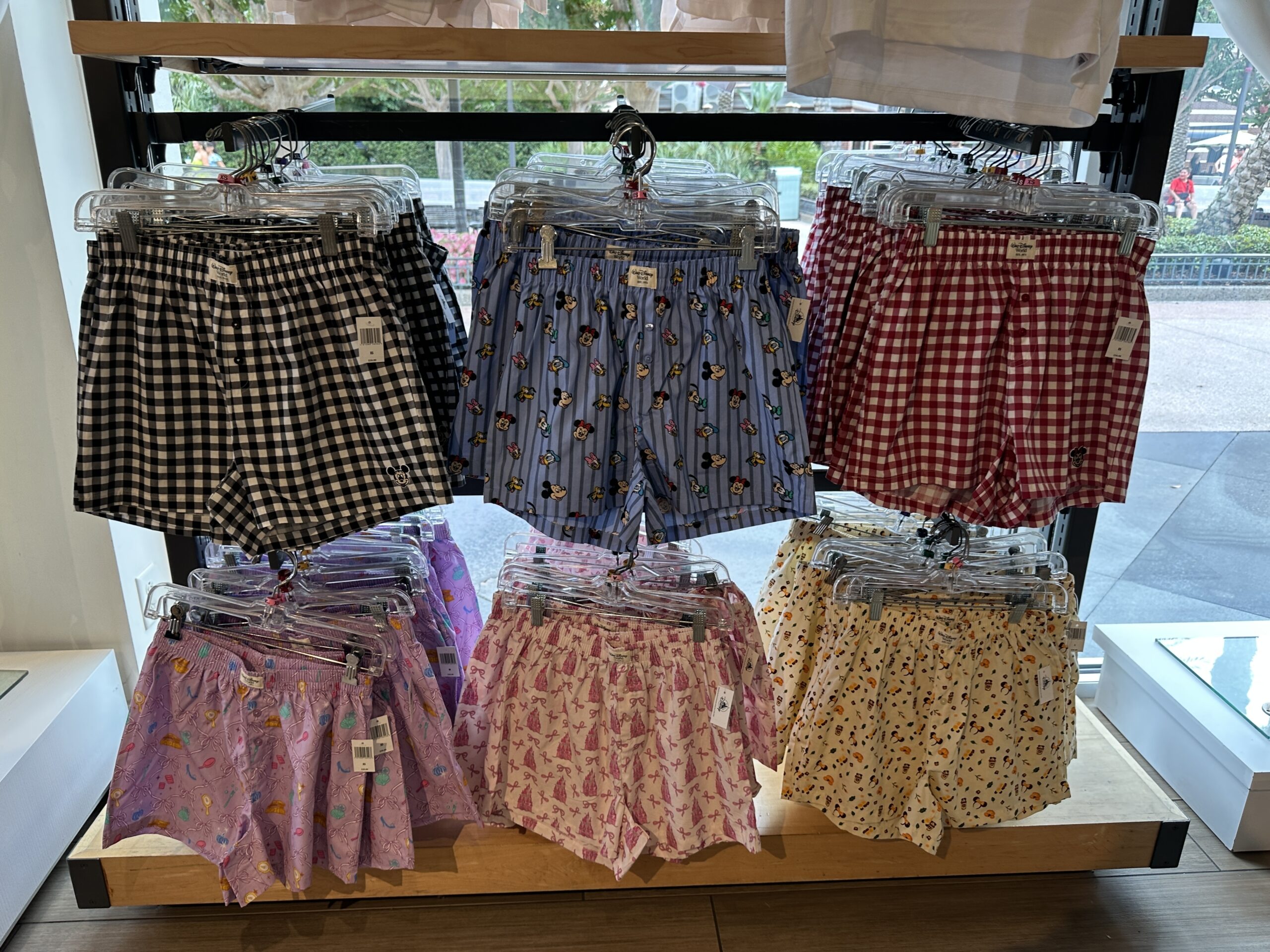 Boxer Shorts Featuring Mickey, Minnie, Princesses, and More at Walt Disney World