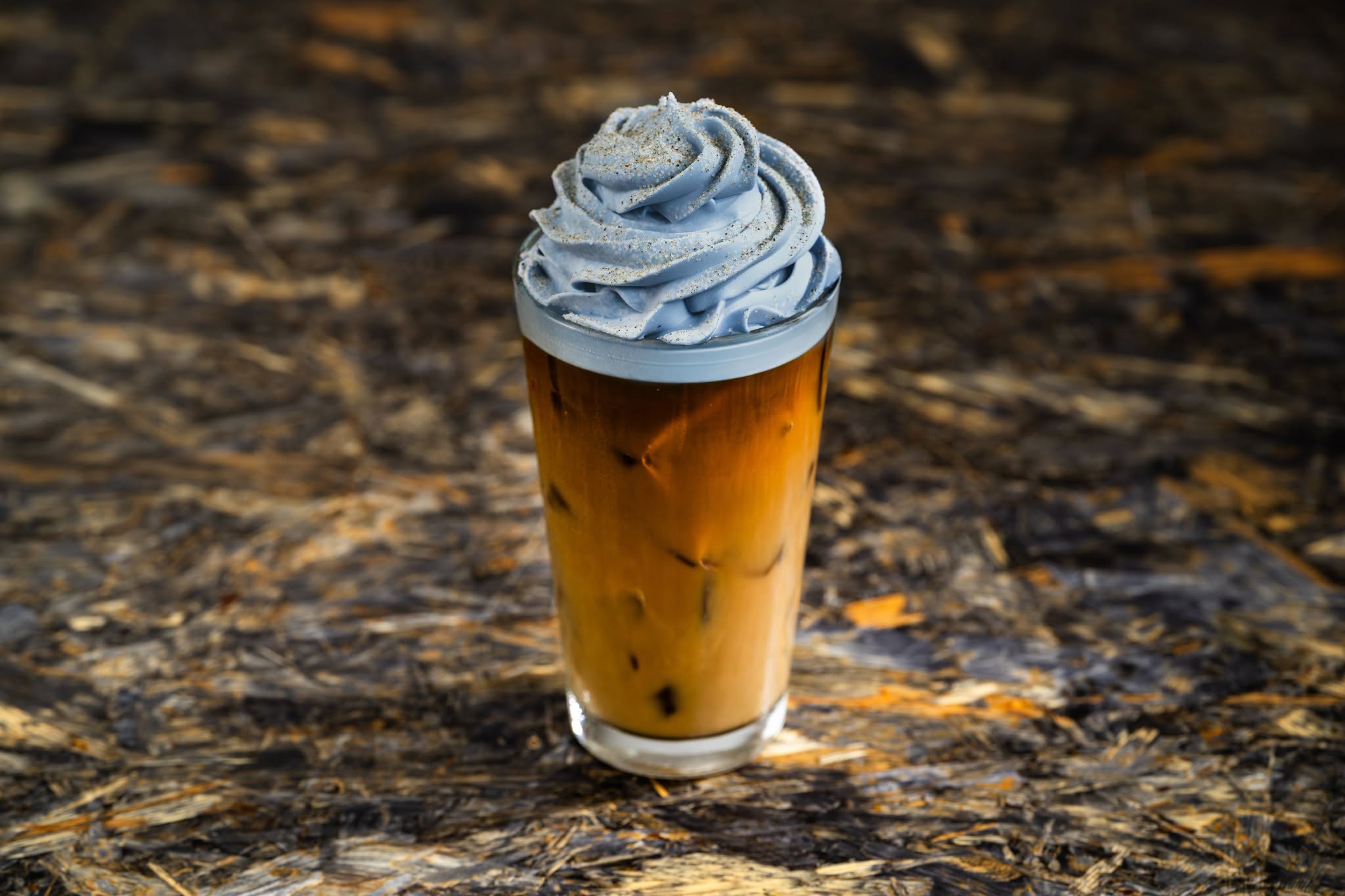 The Specialty Chai Cold Brew ($6.29) is Chai Tea, Oat Milk, and Joffrey's Cold Brew Coffee topped with Whipped Cream and Chai Spice.