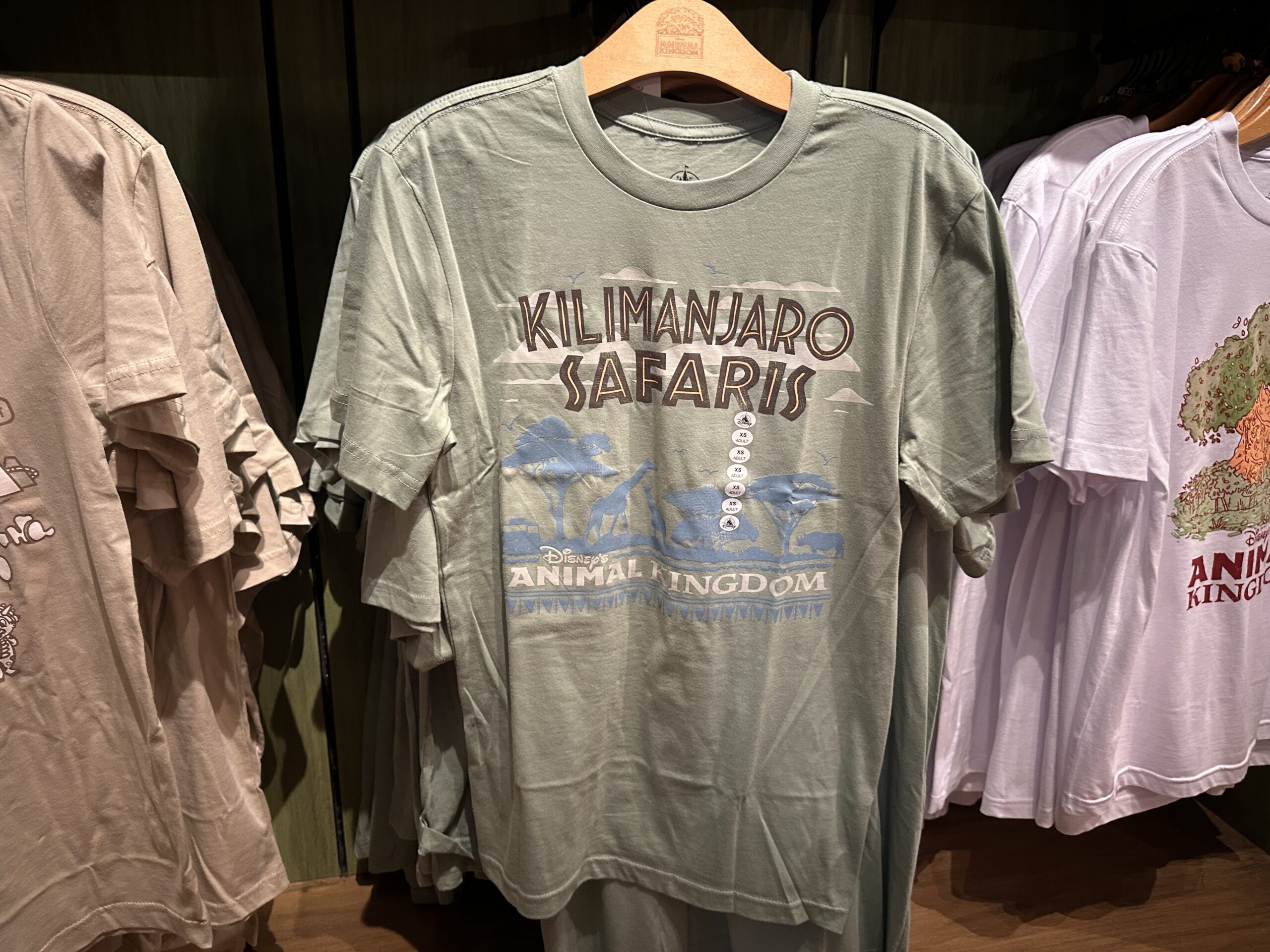 Walt Disney World has a new Kilimanjaro Safaris t-shirt, now available in Riverside Depot at Disney's Animal Kingdom.