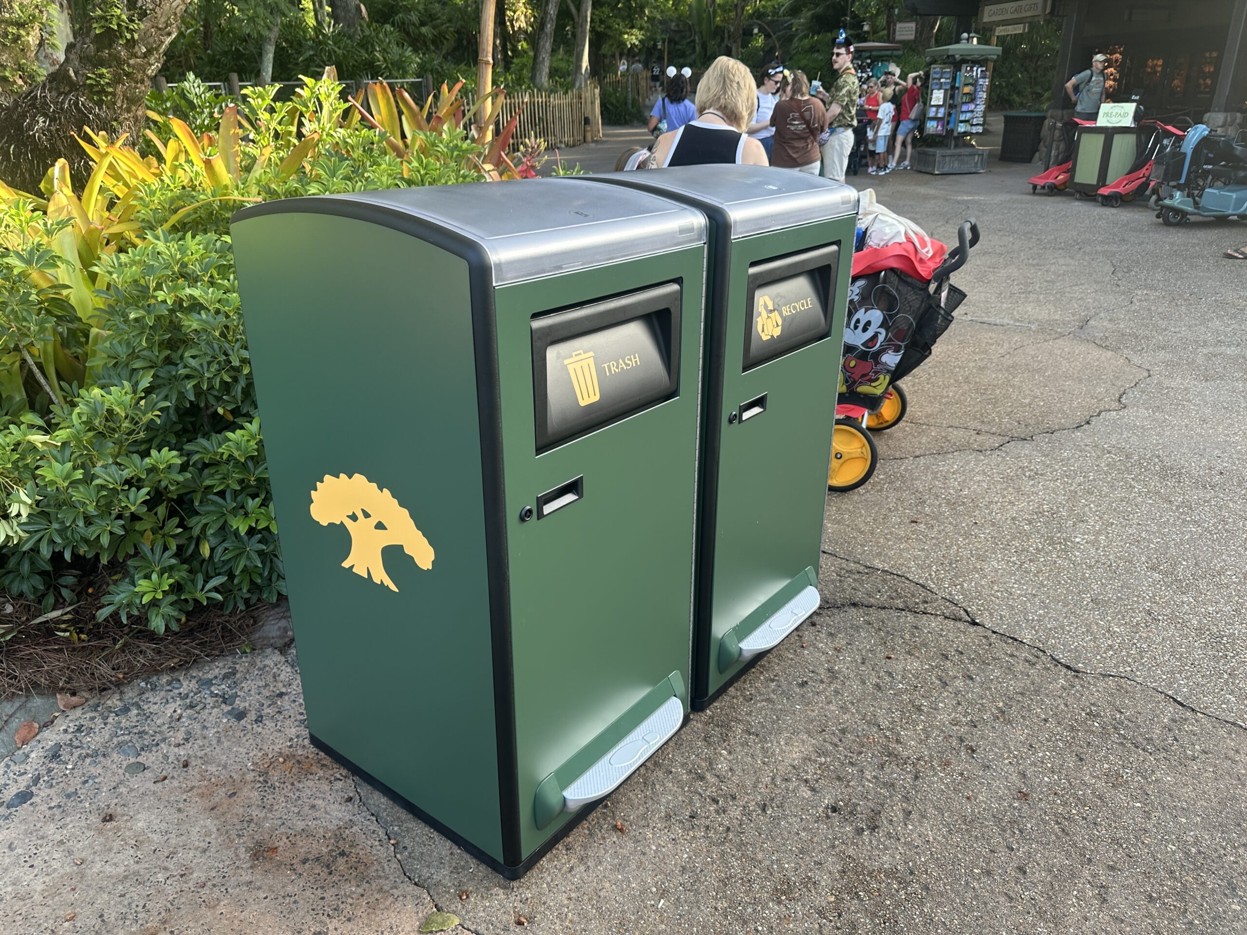 Solar Trash Cans Arrive at Disney's Animal Kingdom