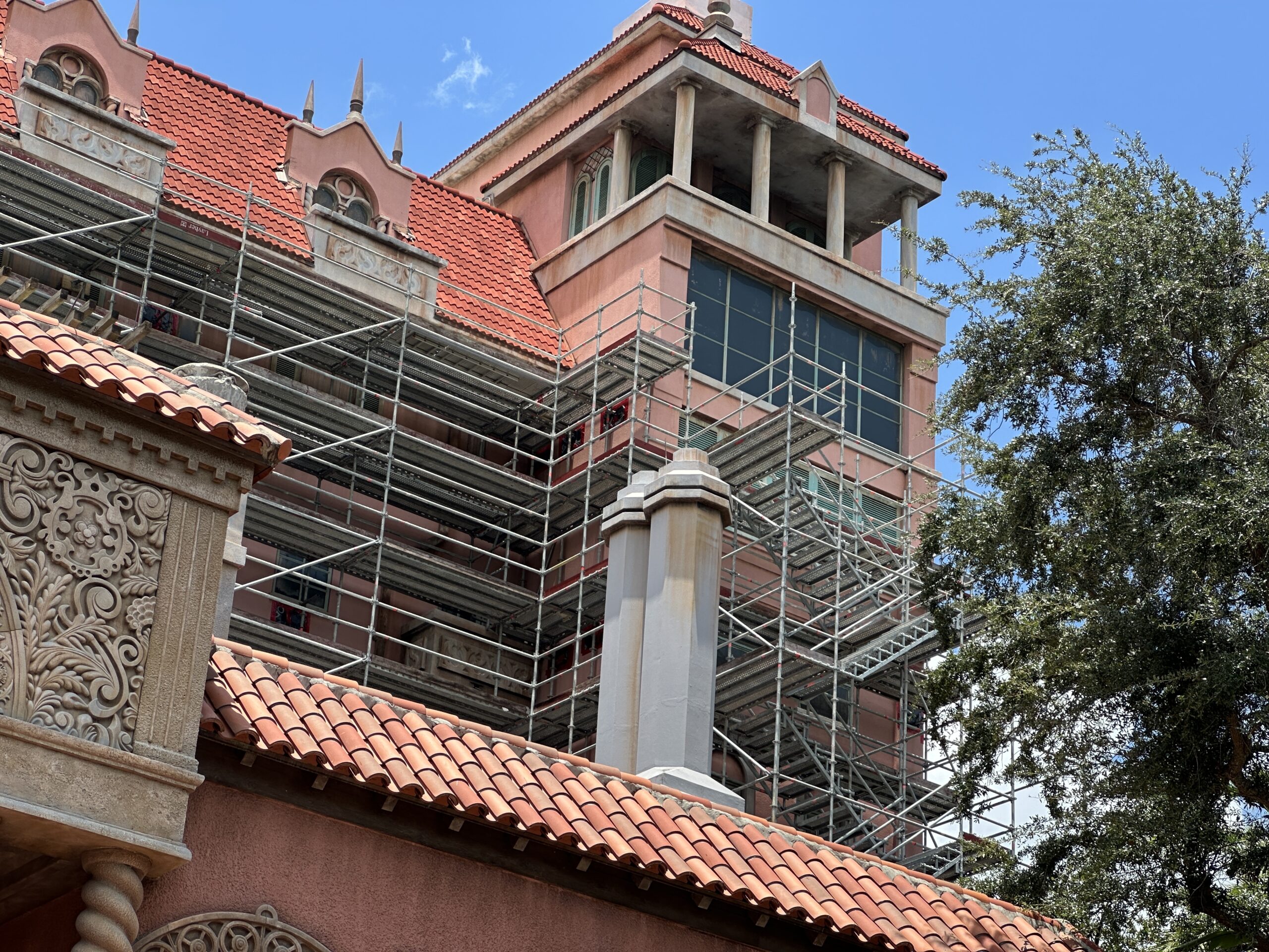 Tower of Terror Scaffolding Expands at Disney's Hollywood Studios