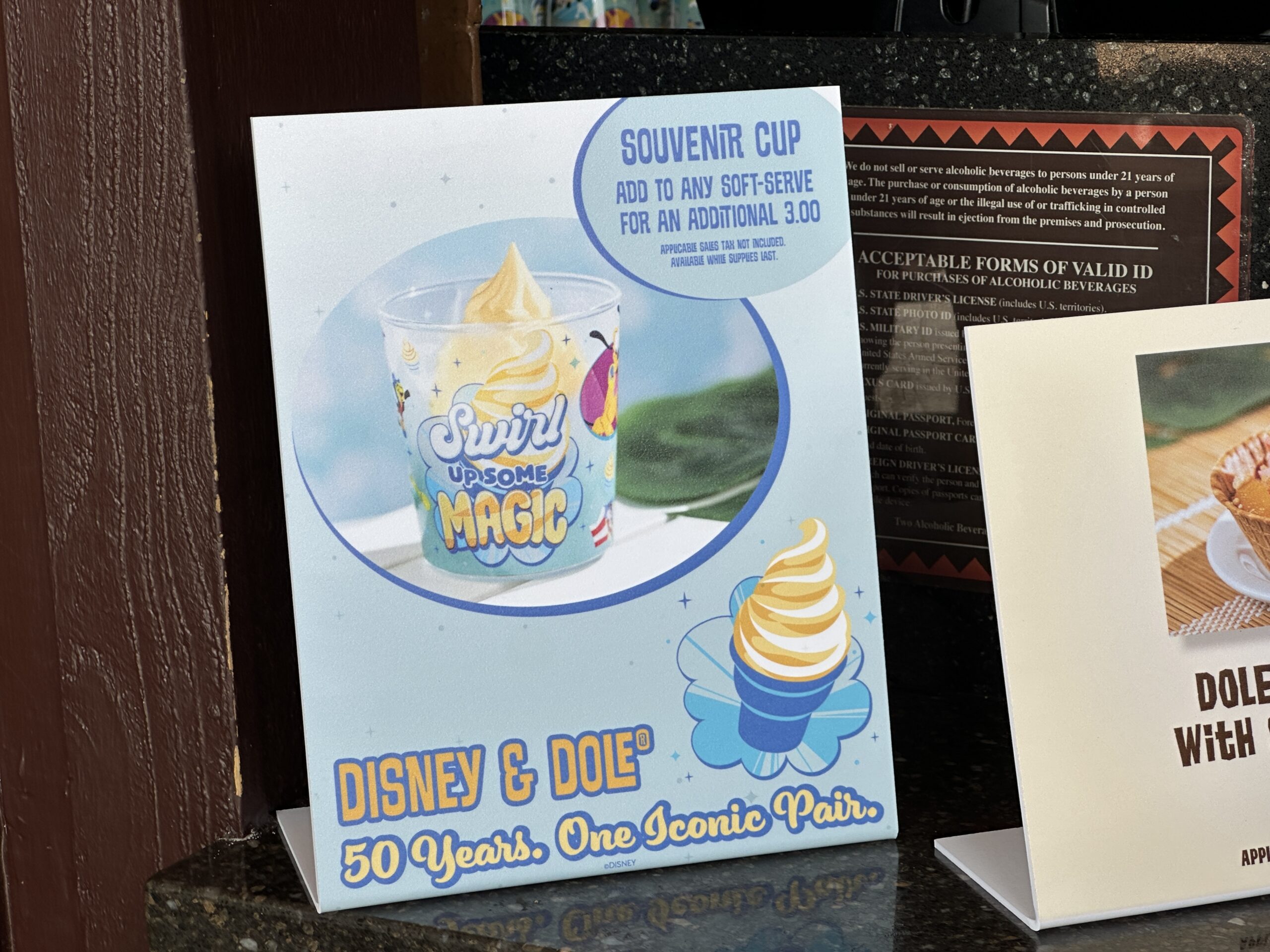'Swirl Up Some Magic' Souvenir DOLE Whip Cup Released at Walt Disney World