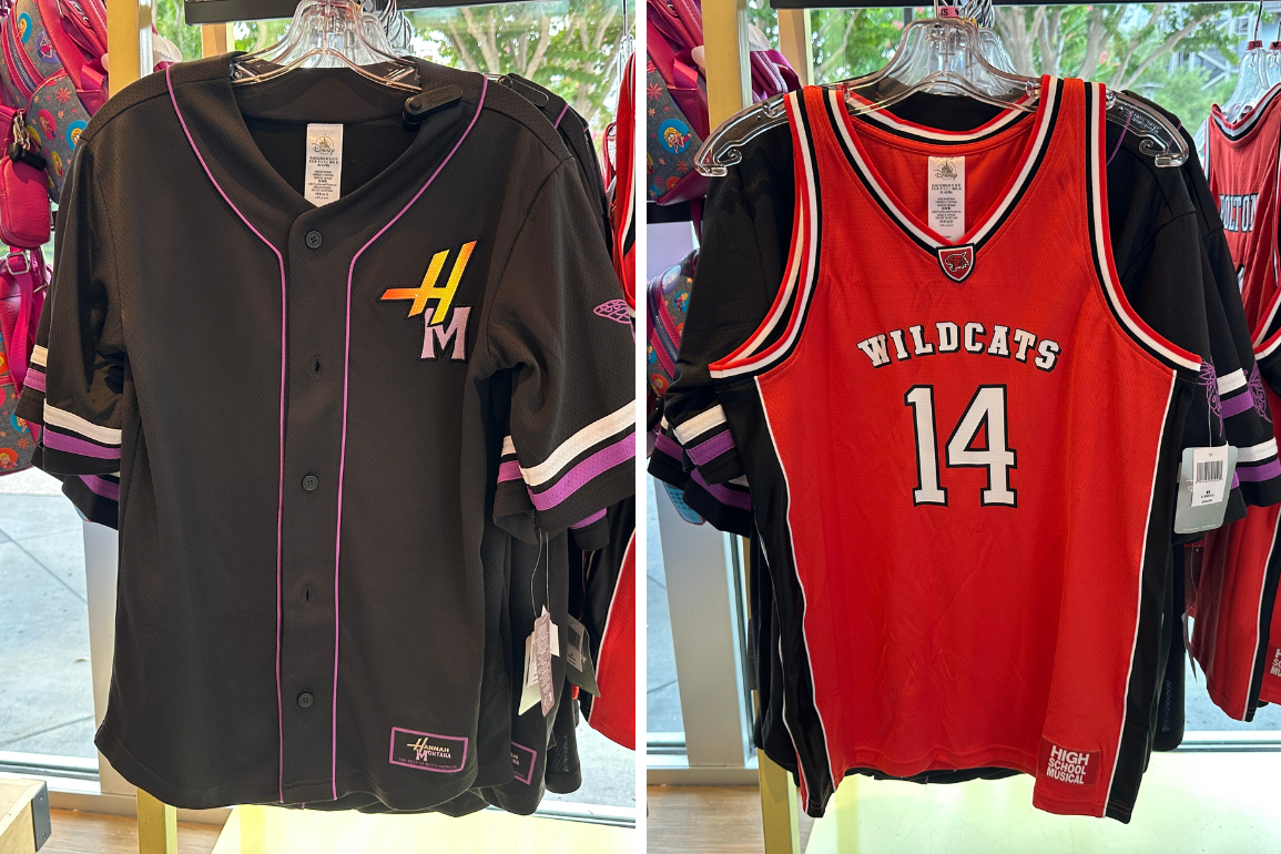 Disney Channel themed jerseys now available at Walt Disney World.