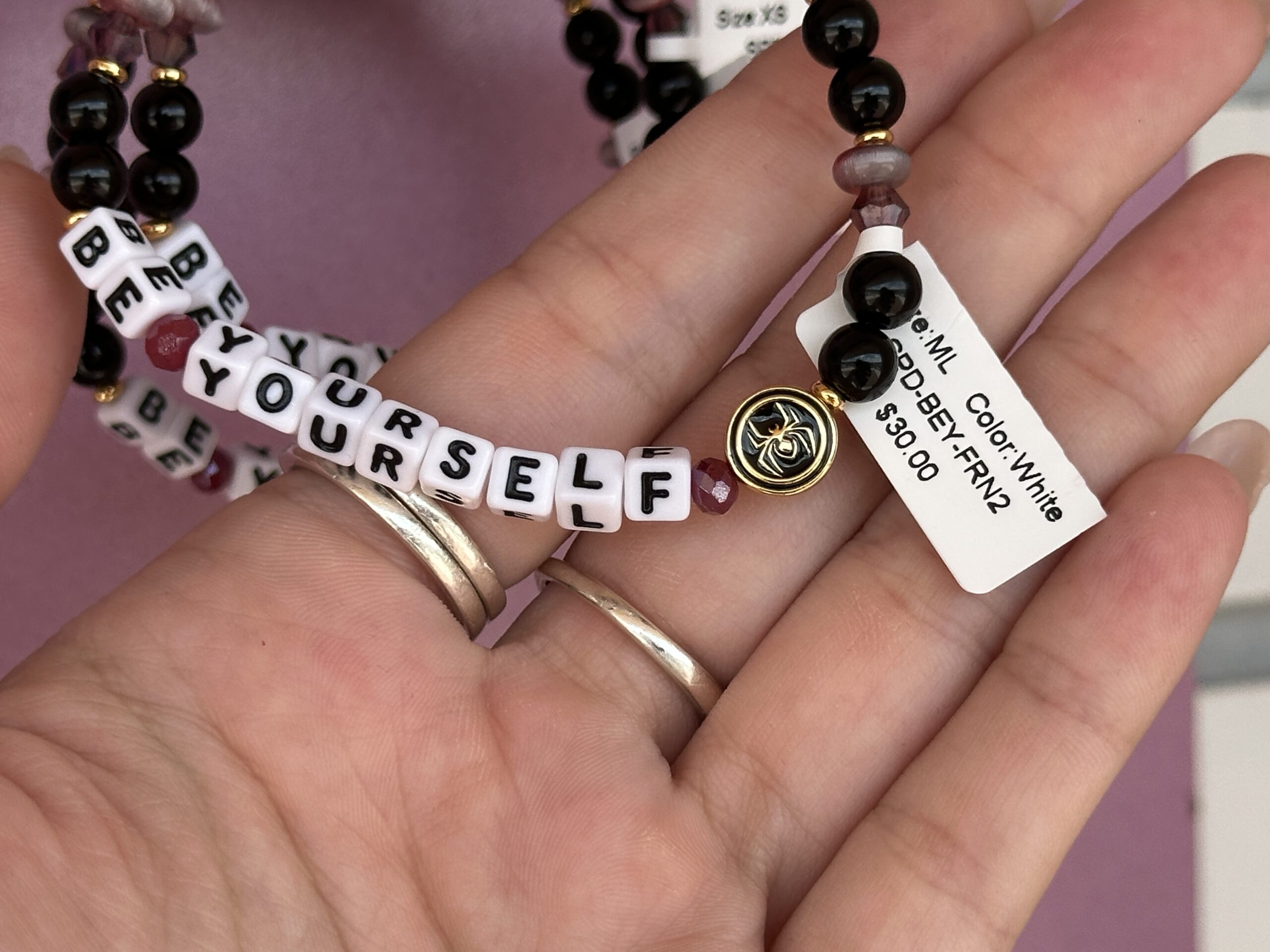 'Be Yourself' Bracelet - $30