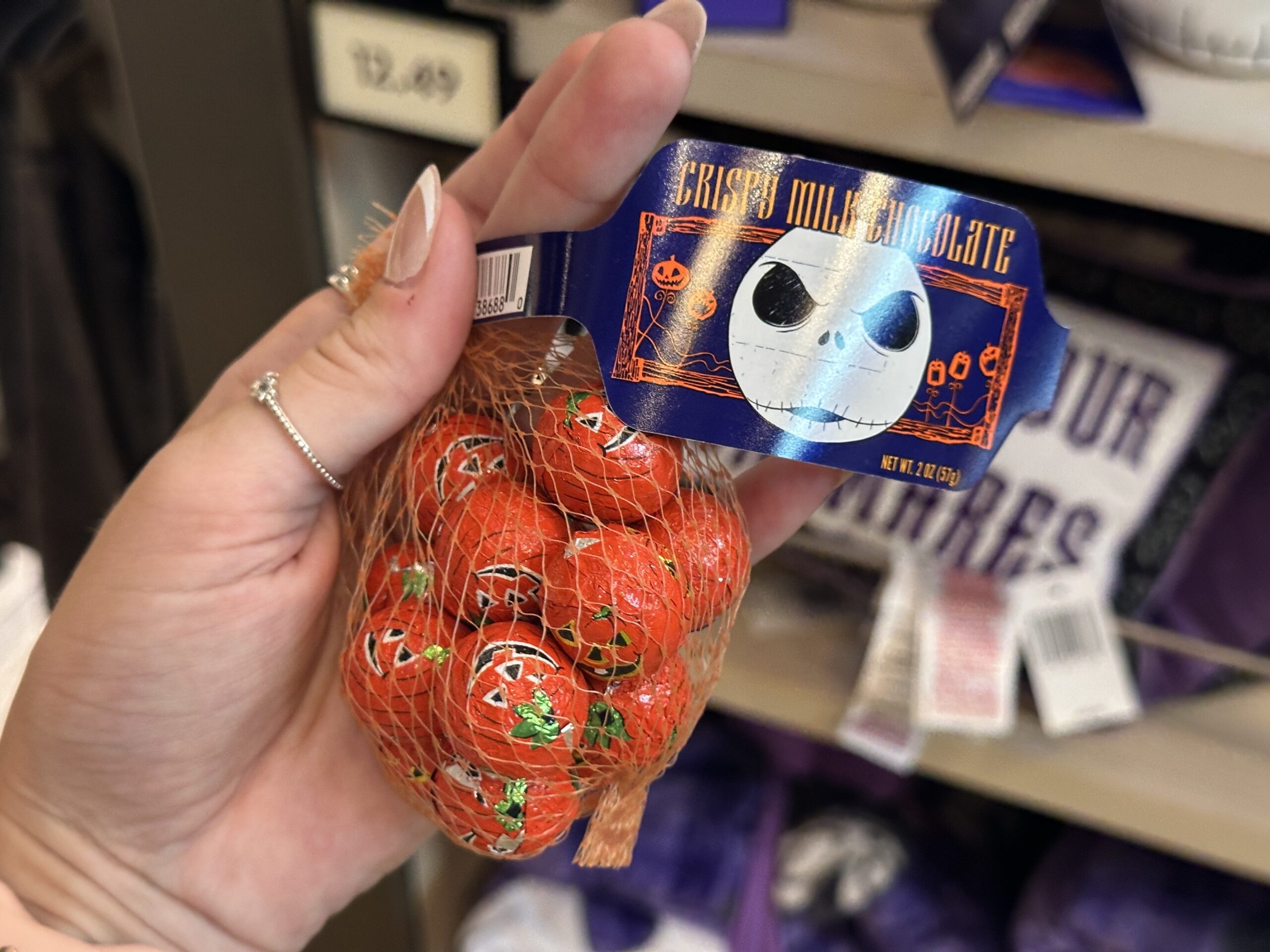 Crispy Milk Chocolate Jack-o'-Lanterns - $5.99