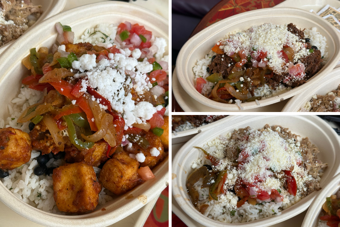 New rice bowls at EPCOT's Sunshine Seasons.