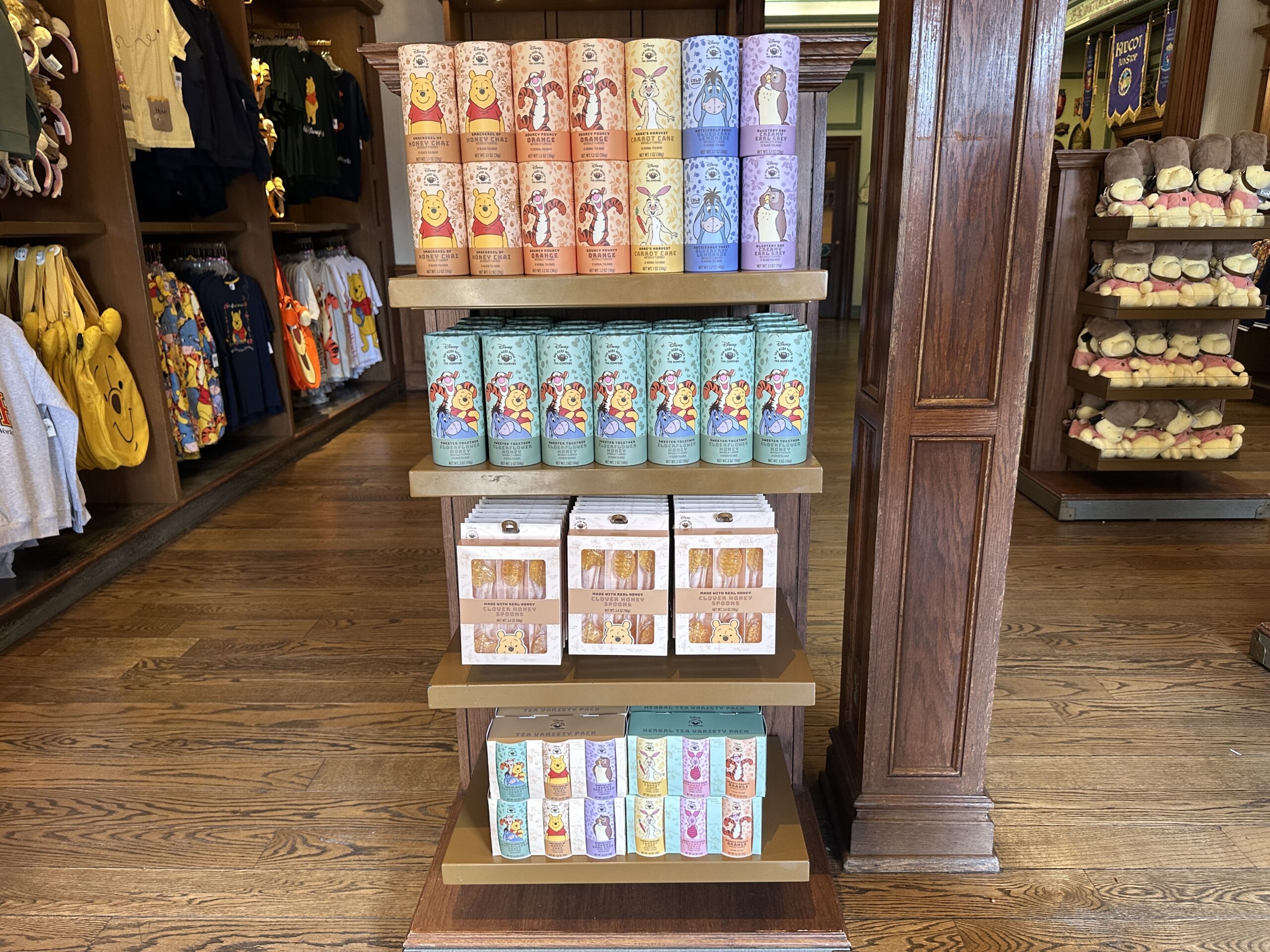 Winnie the Pooh tea collection now available at Walt Disney World.