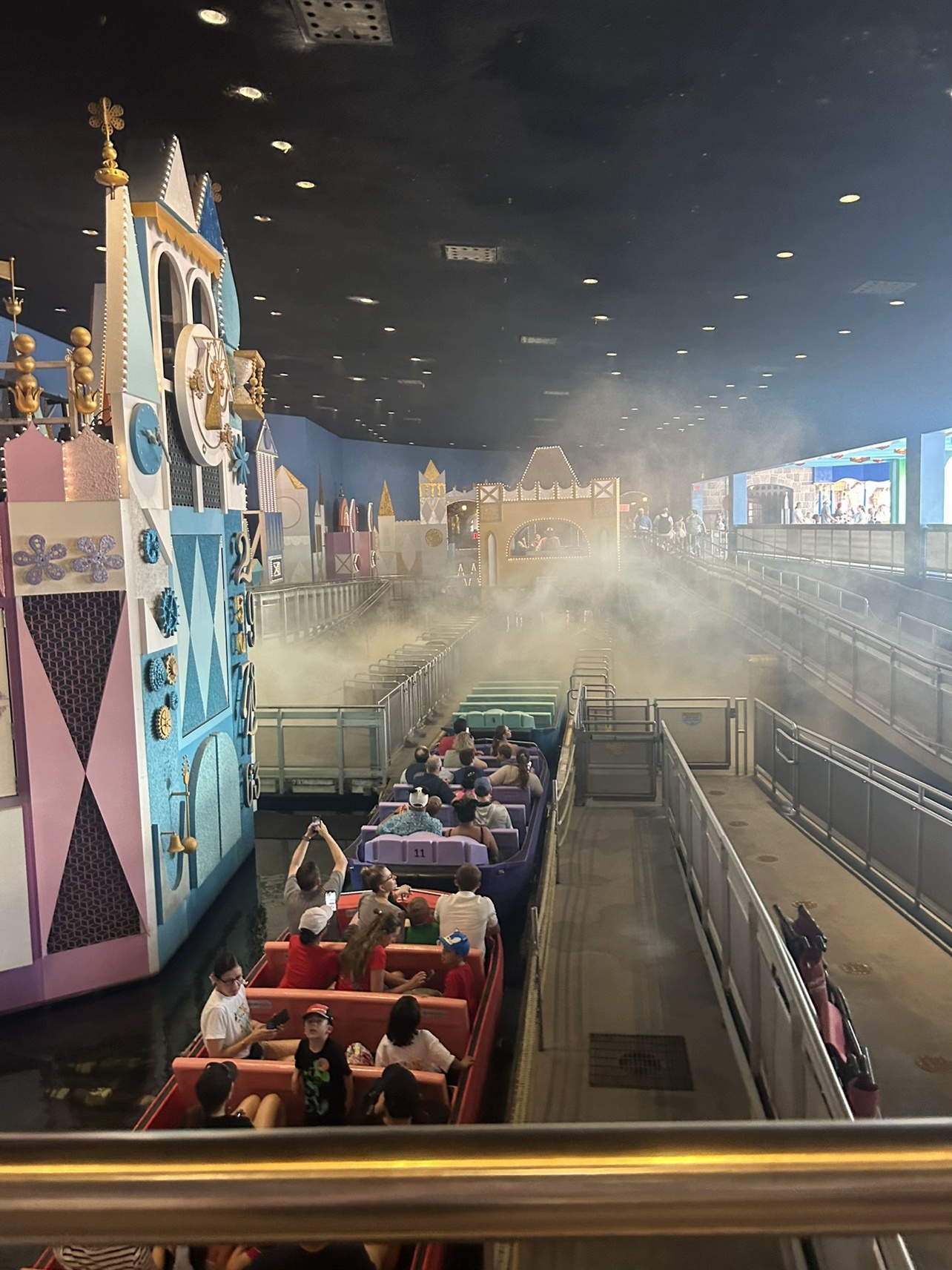 A video has surfaced on social media showing a fire at "it's a small world" in Magic Kingdom.