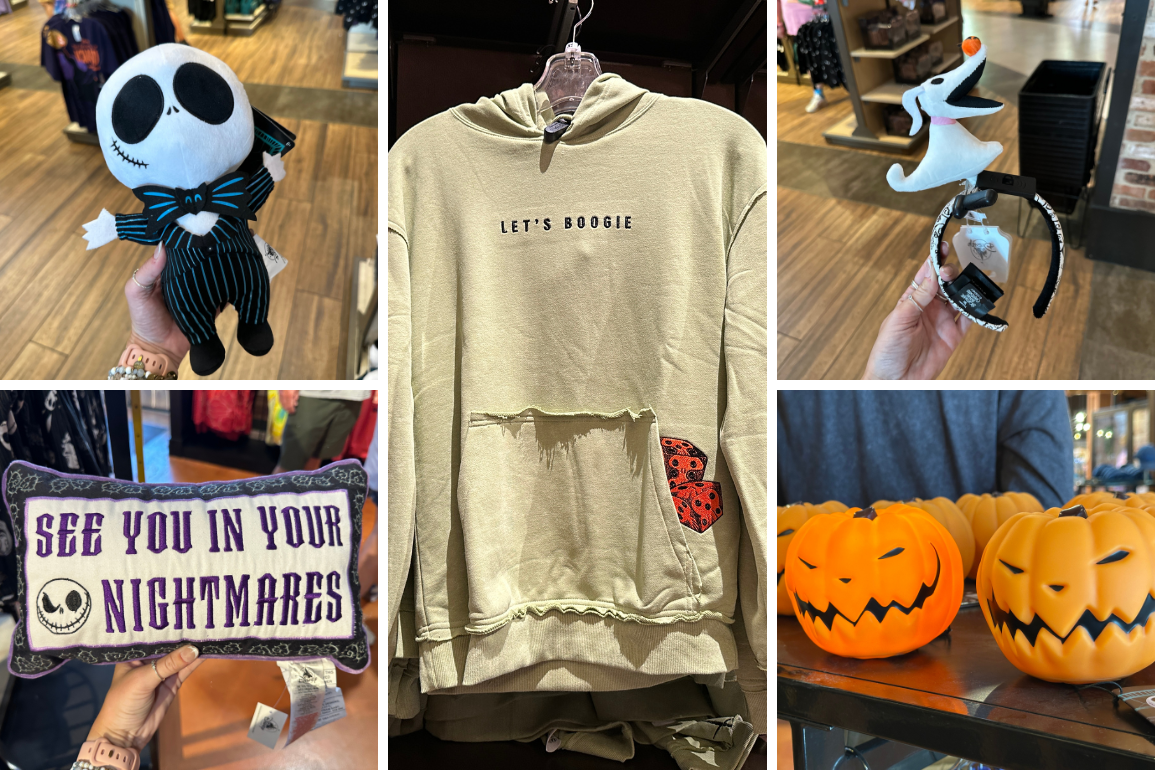 New Nightmare Before Christmas merchandise at Walt Disney World.
