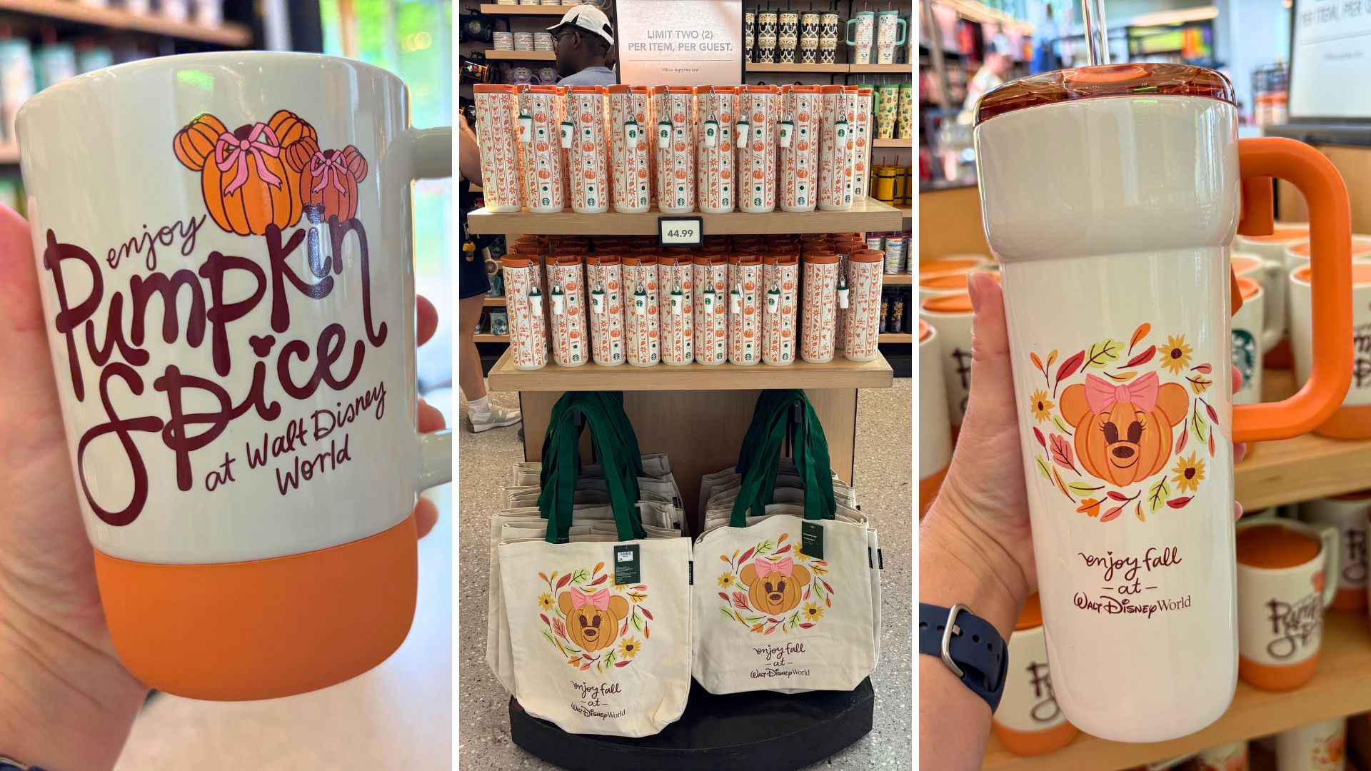 Disney & Starbucks Fall Collection Debuts at Walt Disney World