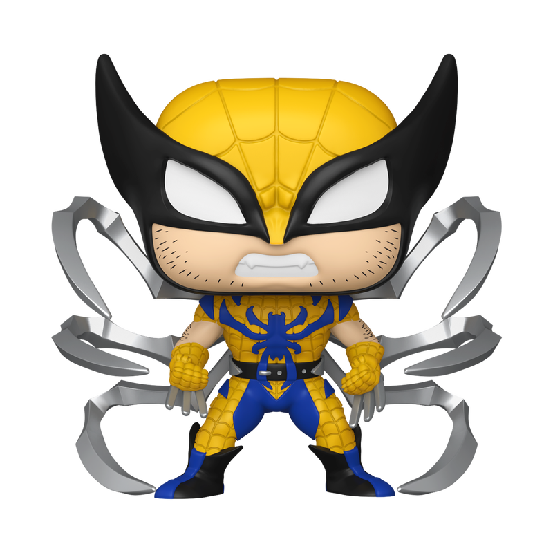 With a similar aesthetic to Doctor Octopus, Wolverine is shown in a classic look that's been given the Spider-Man treatment. He also has claws coming out of his back like Doc Oc's tentacles.