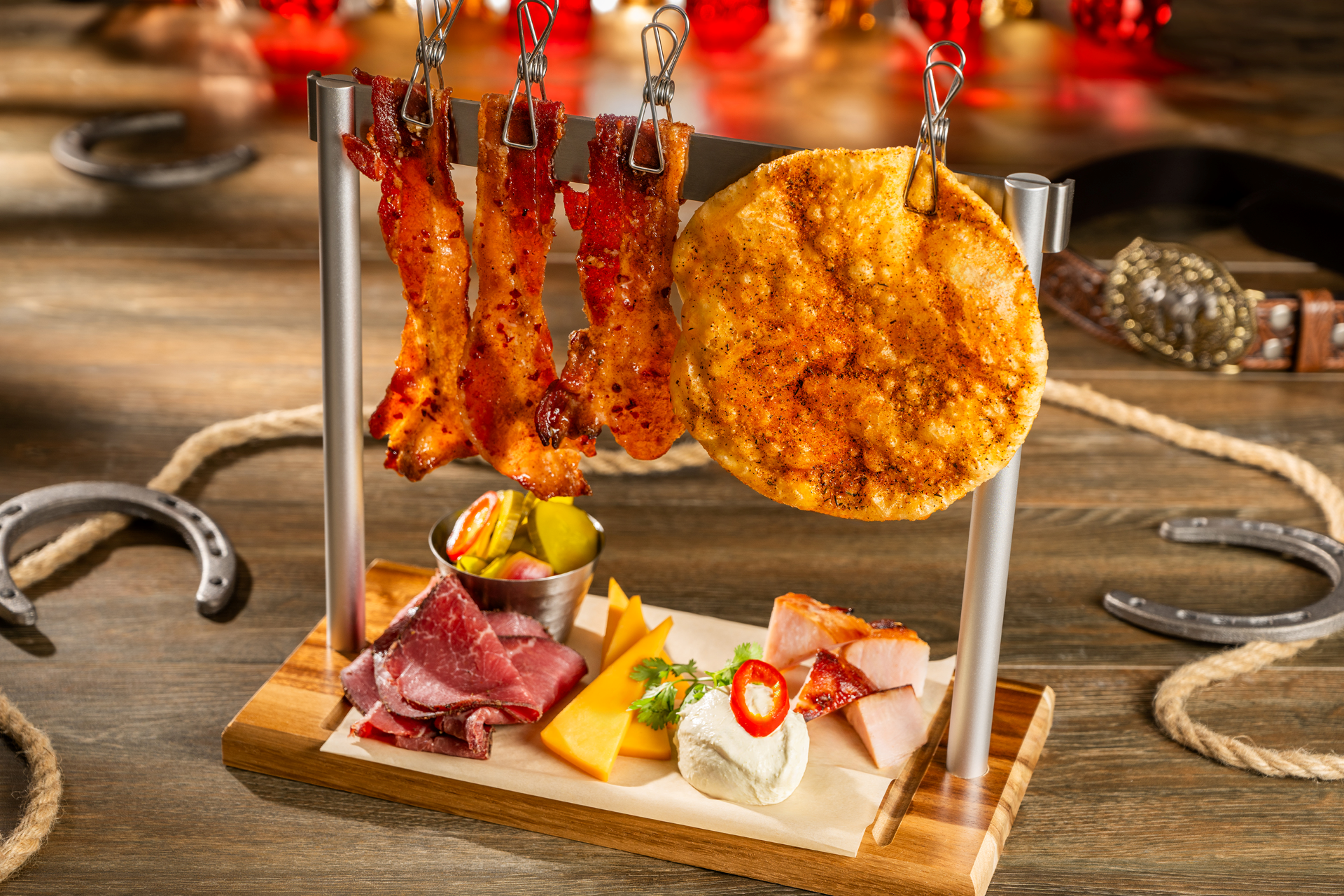 Charcuterie board previewed for the Diamond Horseshoe pop-up menu