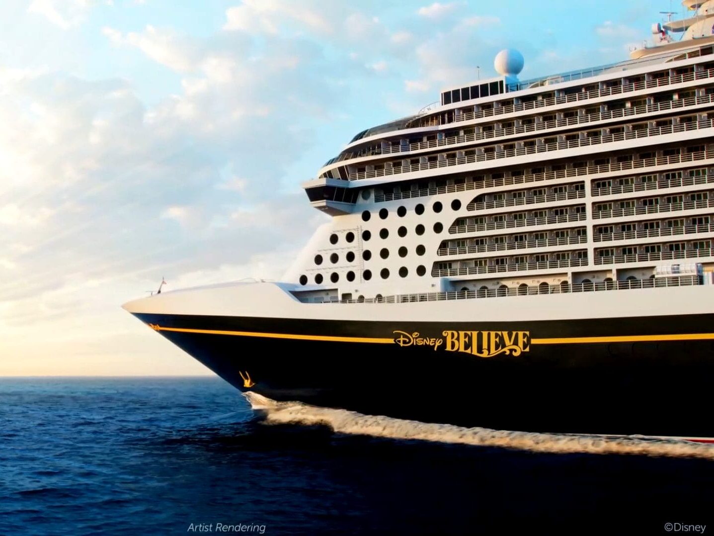Disney Believe cruise ship concept art
