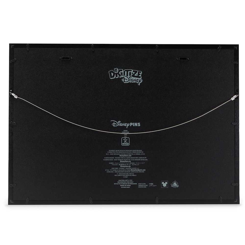 Disney pin collectors can map out the complete Digitize Disney series with a new limited-release display frame.