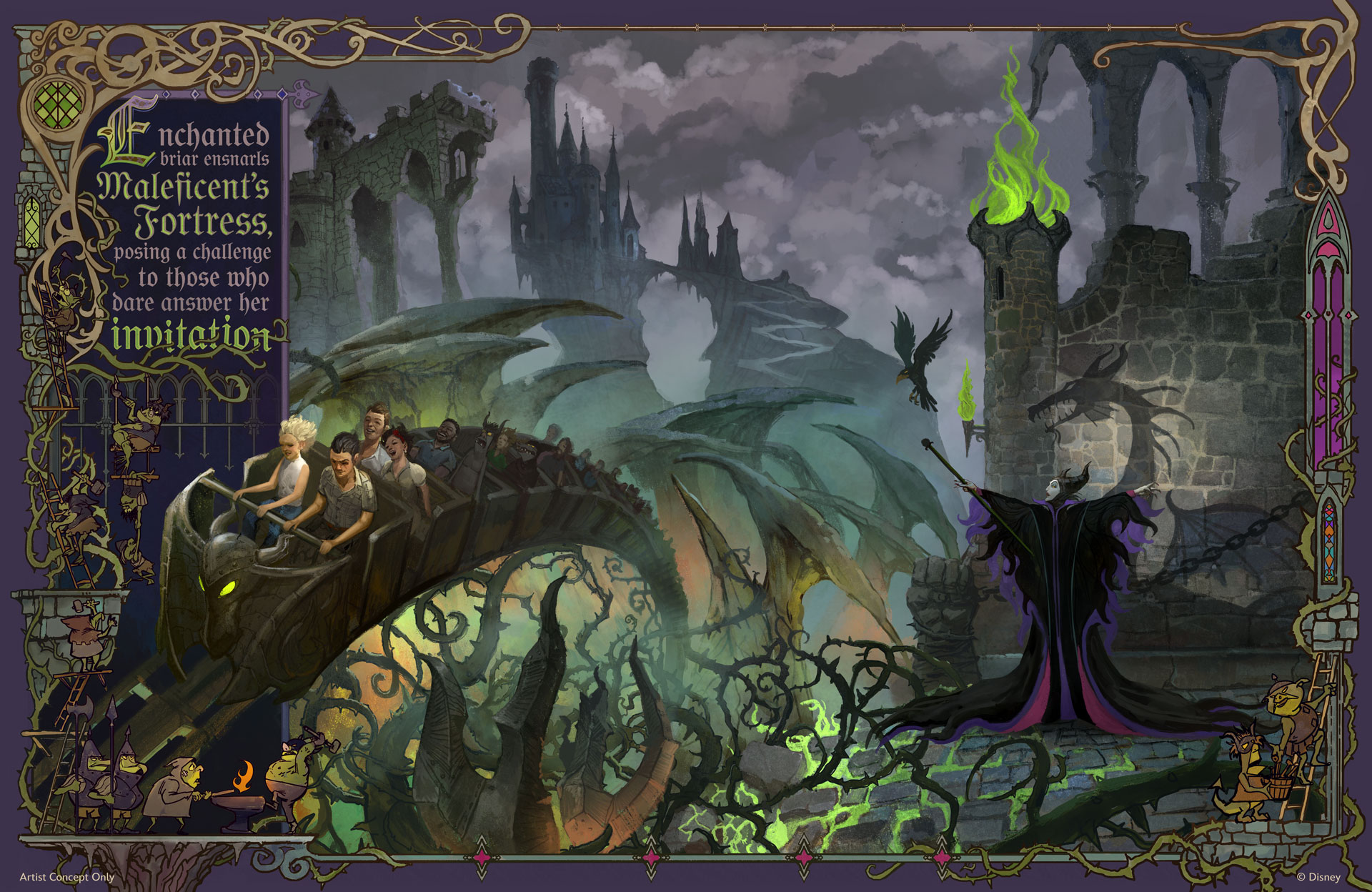 BREAKING: Details Revealed for Villains Land Rides at Magic Kingdom