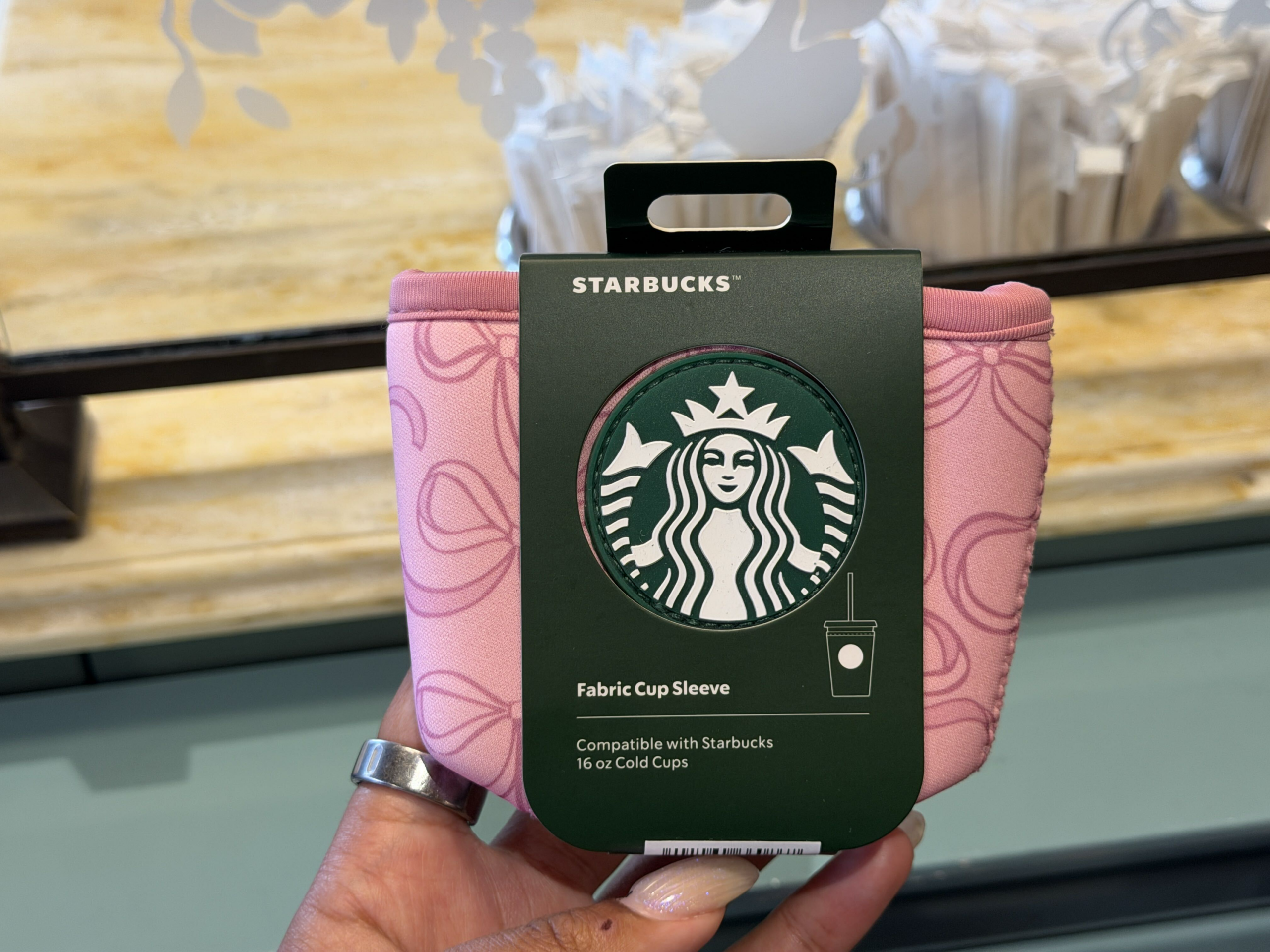 Pink Bow Cup Sleeve & Blue Botanical Pooh Tumbler Arrive at Disneyland