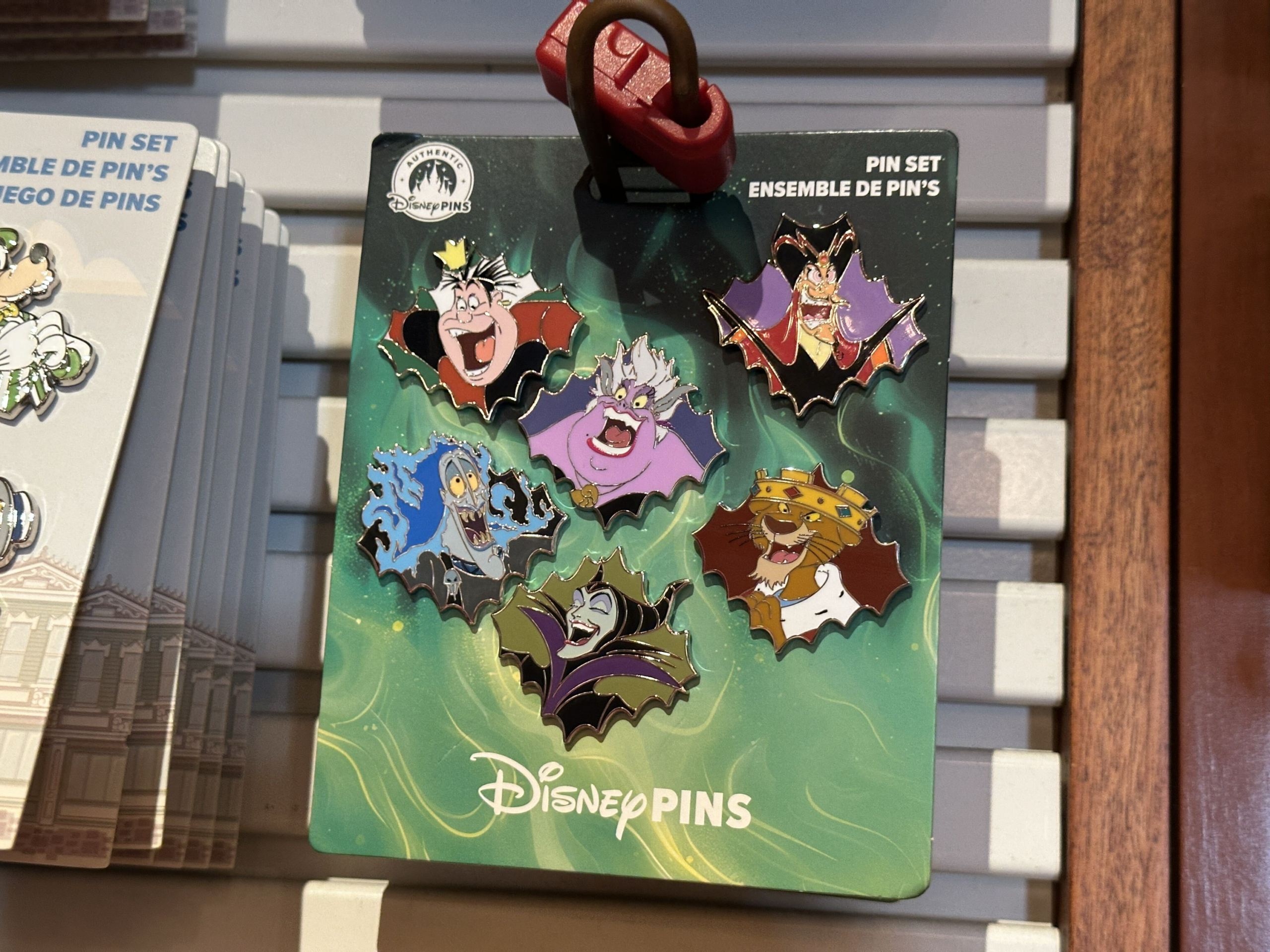 Prince John, Queen of Hearts, Maleficent, and More Maniacal Disney Villains Featured on New Magic Kingdom Pin Set