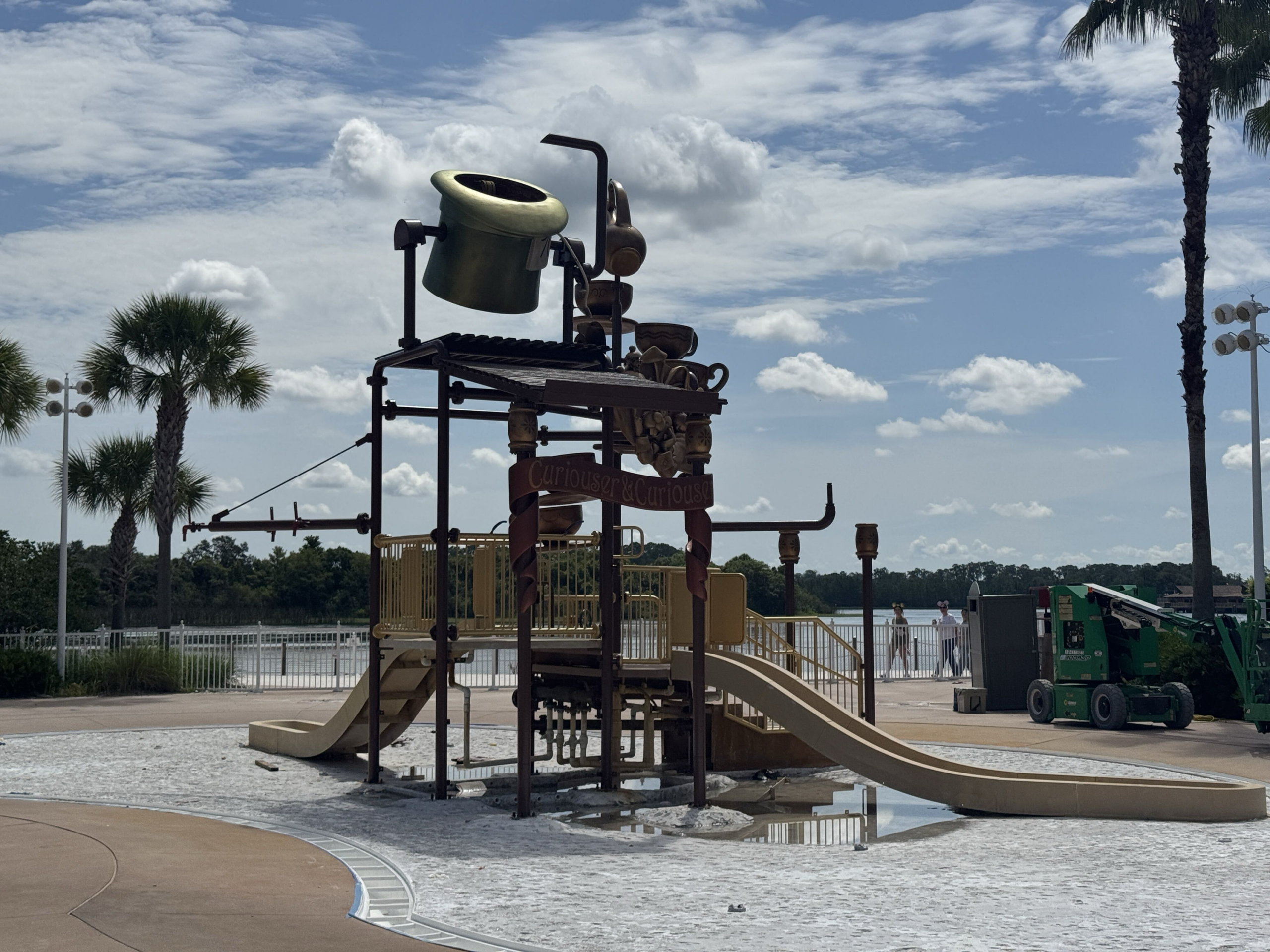 Mad Hatter’s Hat Uncovered During Refurbishment of Splash Pad at Disney’s Grand Floridian Resort