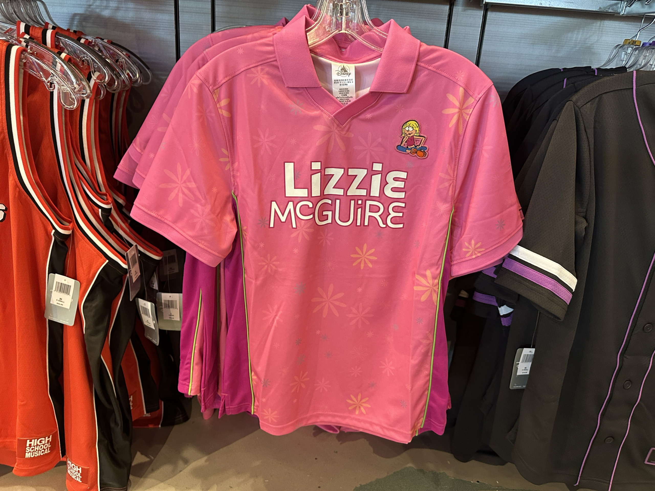 Lizzie McGuire and Haunted Mansion Collared Soccer Jerseys Available at Magic Kingdom