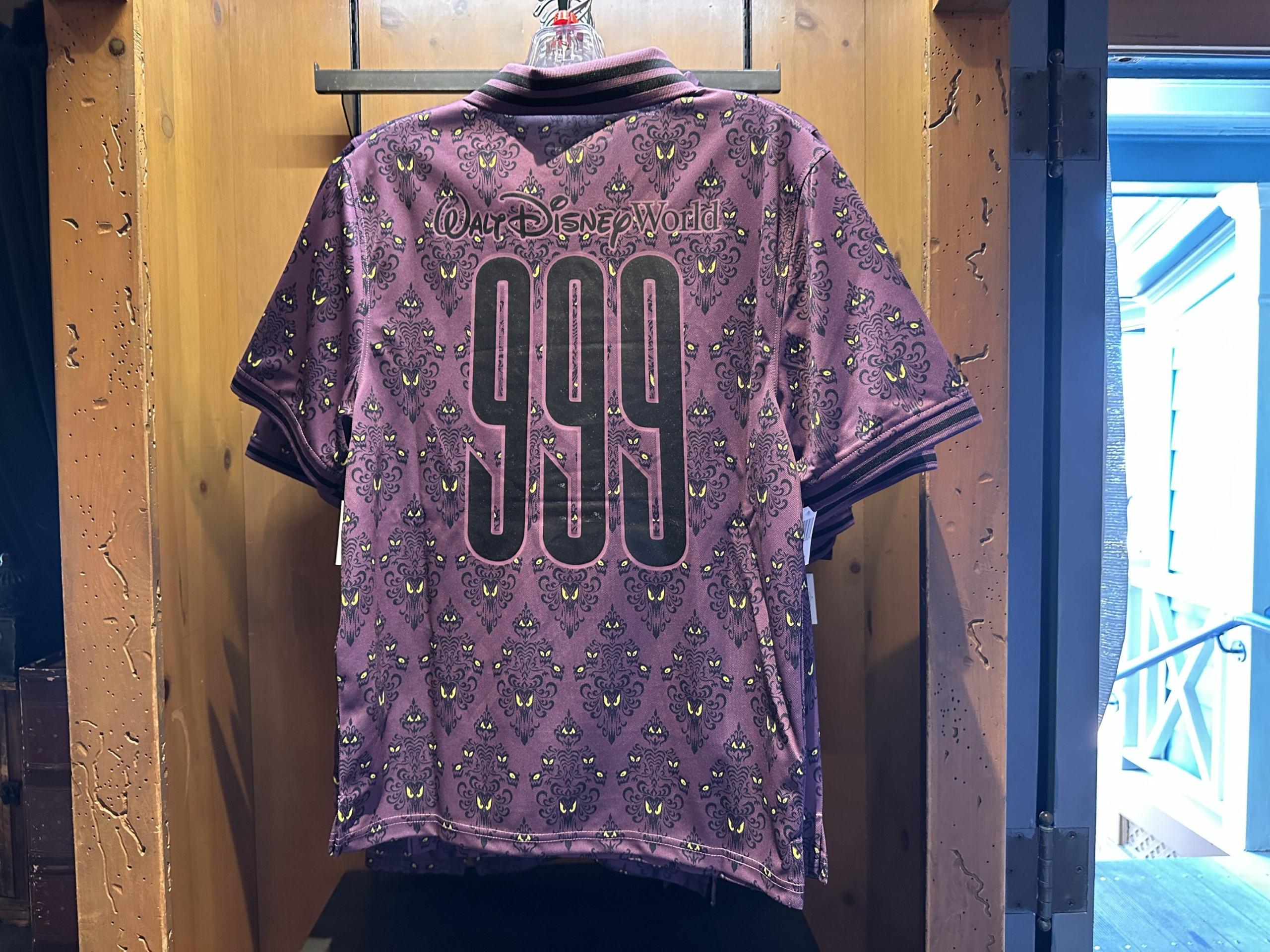 New collared soccer jerseys inspired by Lizzie McGuire and The Haunted Mansion are now available at Magic Kingdom.