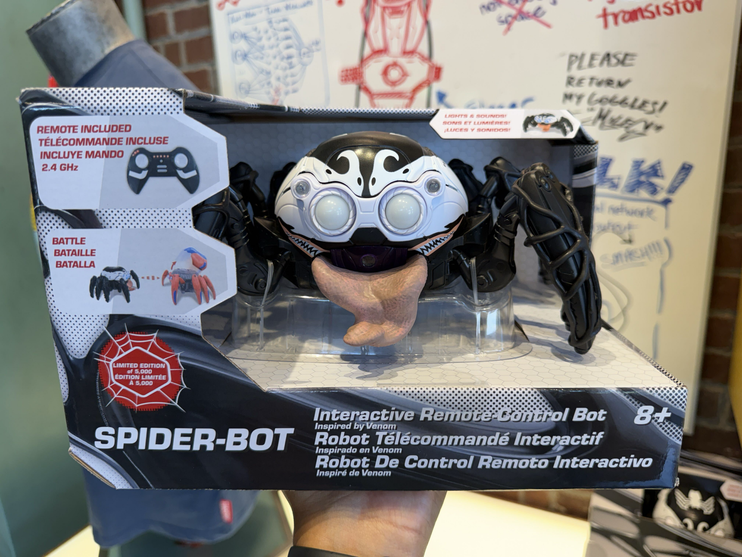 New Venom and Blue Spider-Bots Crawl Into Disneyland