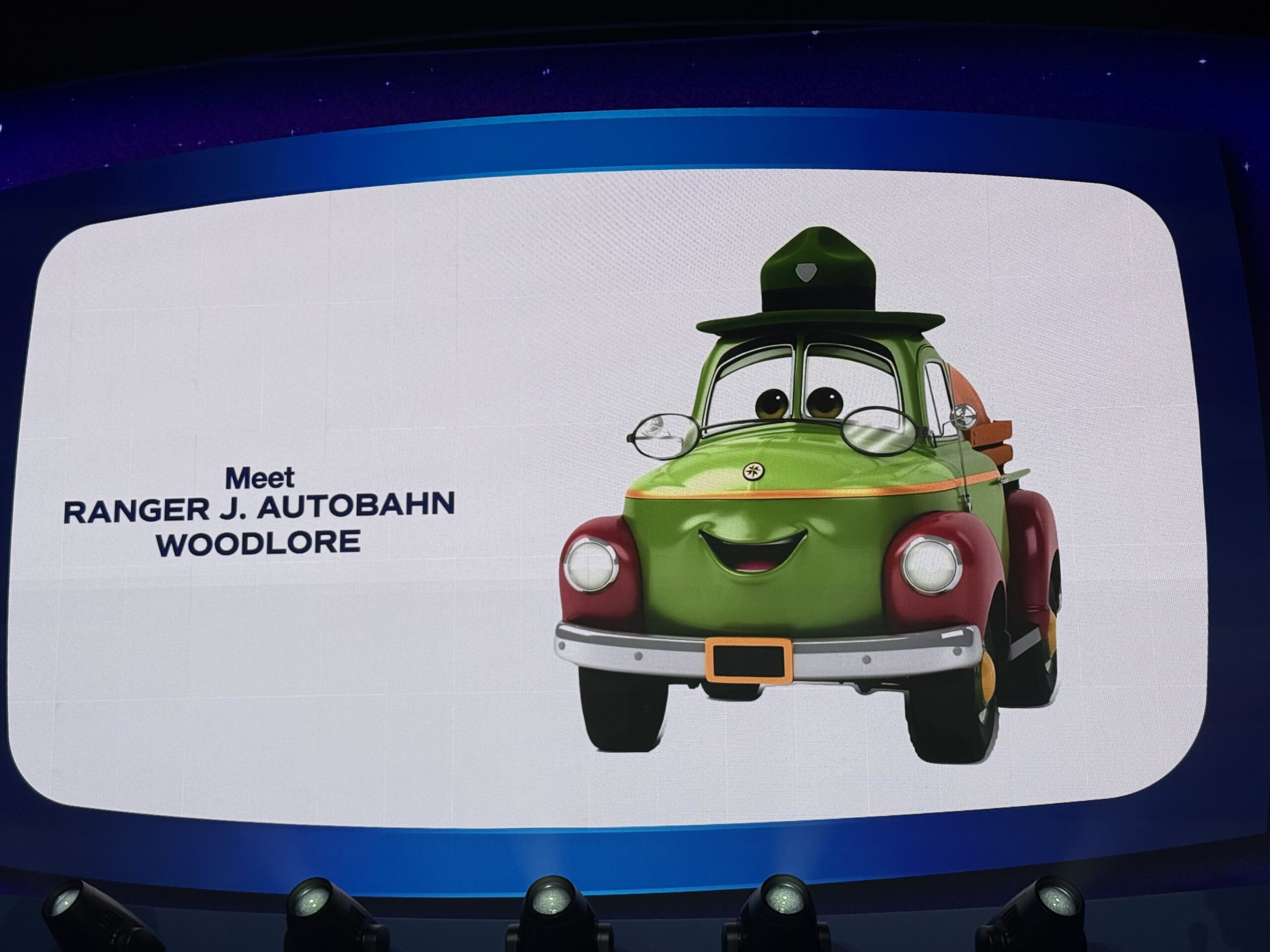 Walt Disney Imagineering shared new concept art, early production sketches, creative guidelines, and other behind-the-scenes material for Piston Peak National Park during a presentation on the D23 expo floor.