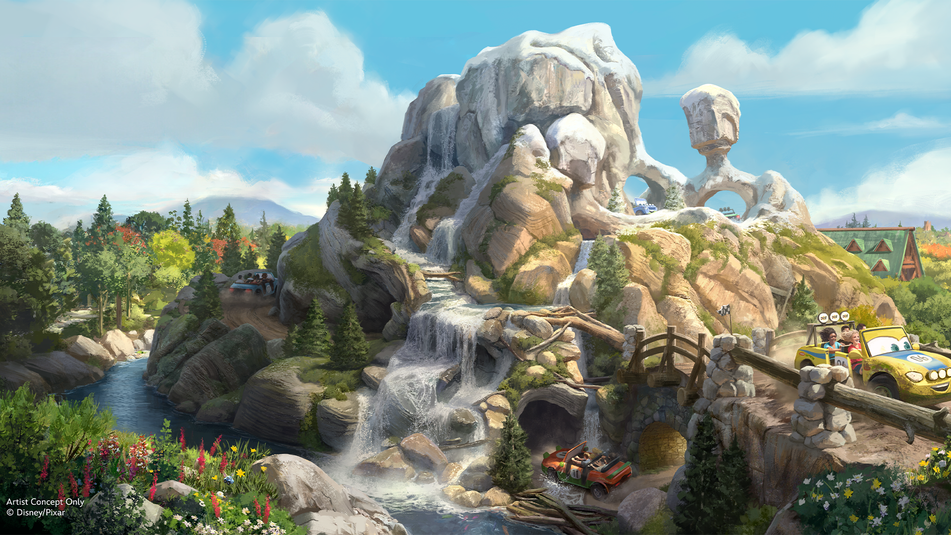 Walt Disney Imagineering Could Be Teasing a Flying Helicopter for Piston Peak National Park