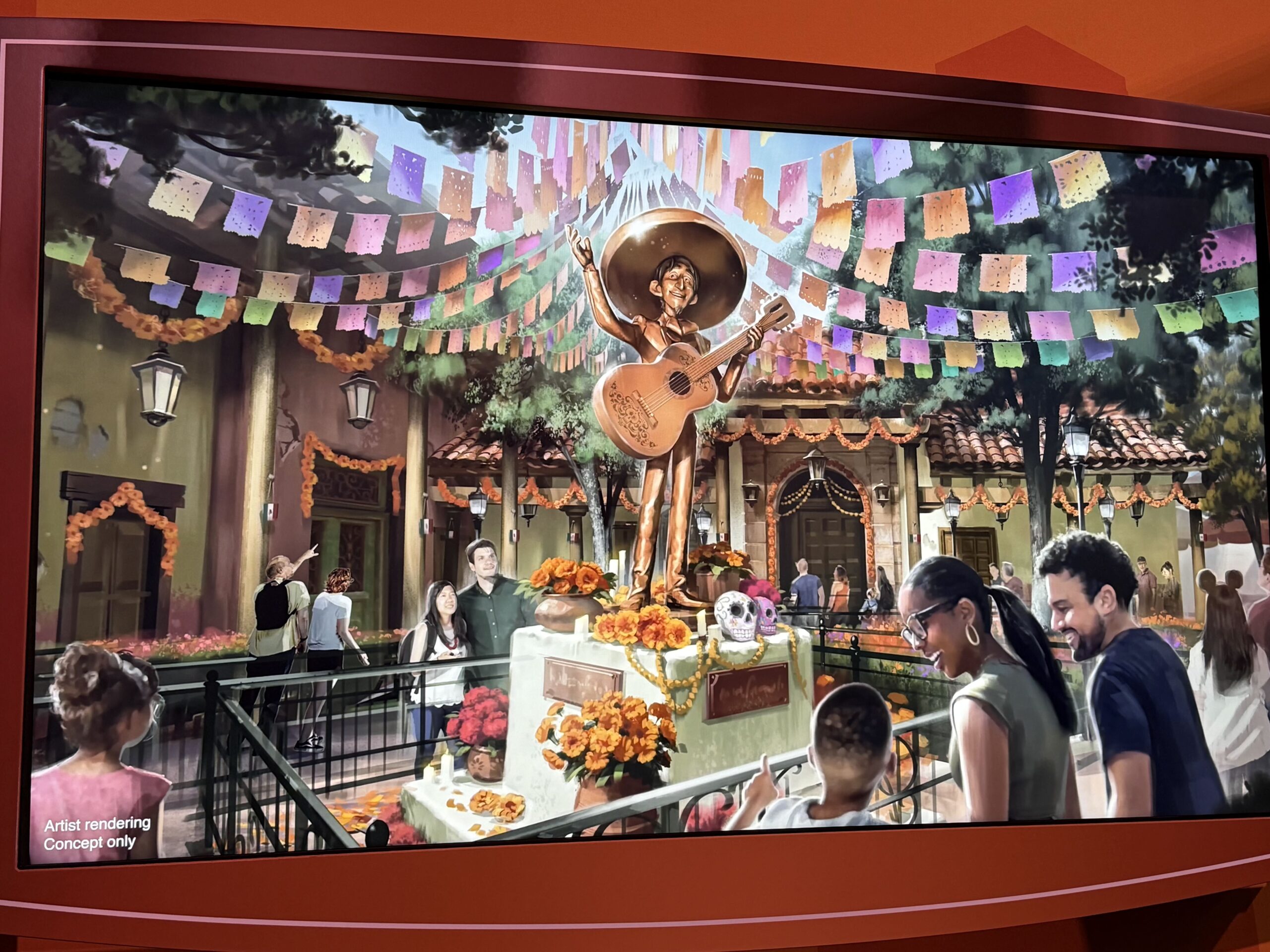 Concept Art Revealed for Héctor Rivera Statue Coming to Disney California Adventure