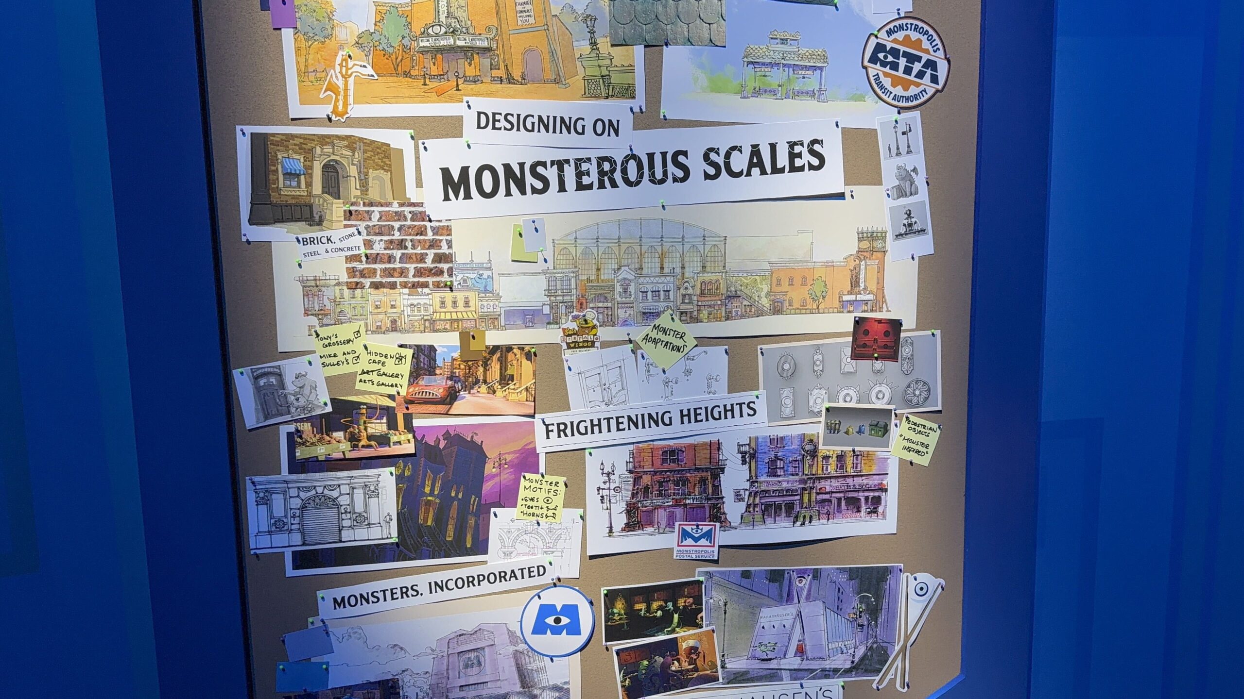 At D23: The Ultimate Disney Fan Event, Walt Disney Imagineering revealed new concept art for Monstropolis, the Monsters, Inc. land replacing Muppets Courtyard at Disney's Hollywood Studios.