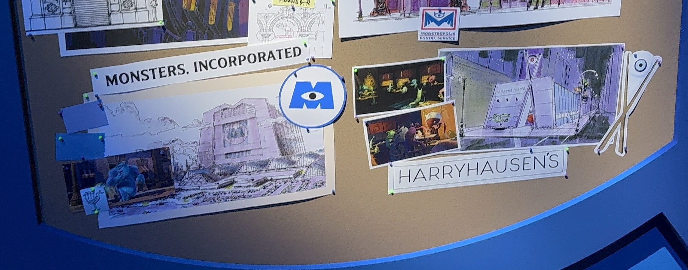 At D23: The Ultimate Disney Fan Event, Walt Disney Imagineering revealed new concept art for Monstropolis, the Monsters, Inc. land replacing Muppets Courtyard at Disney's Hollywood Studios.