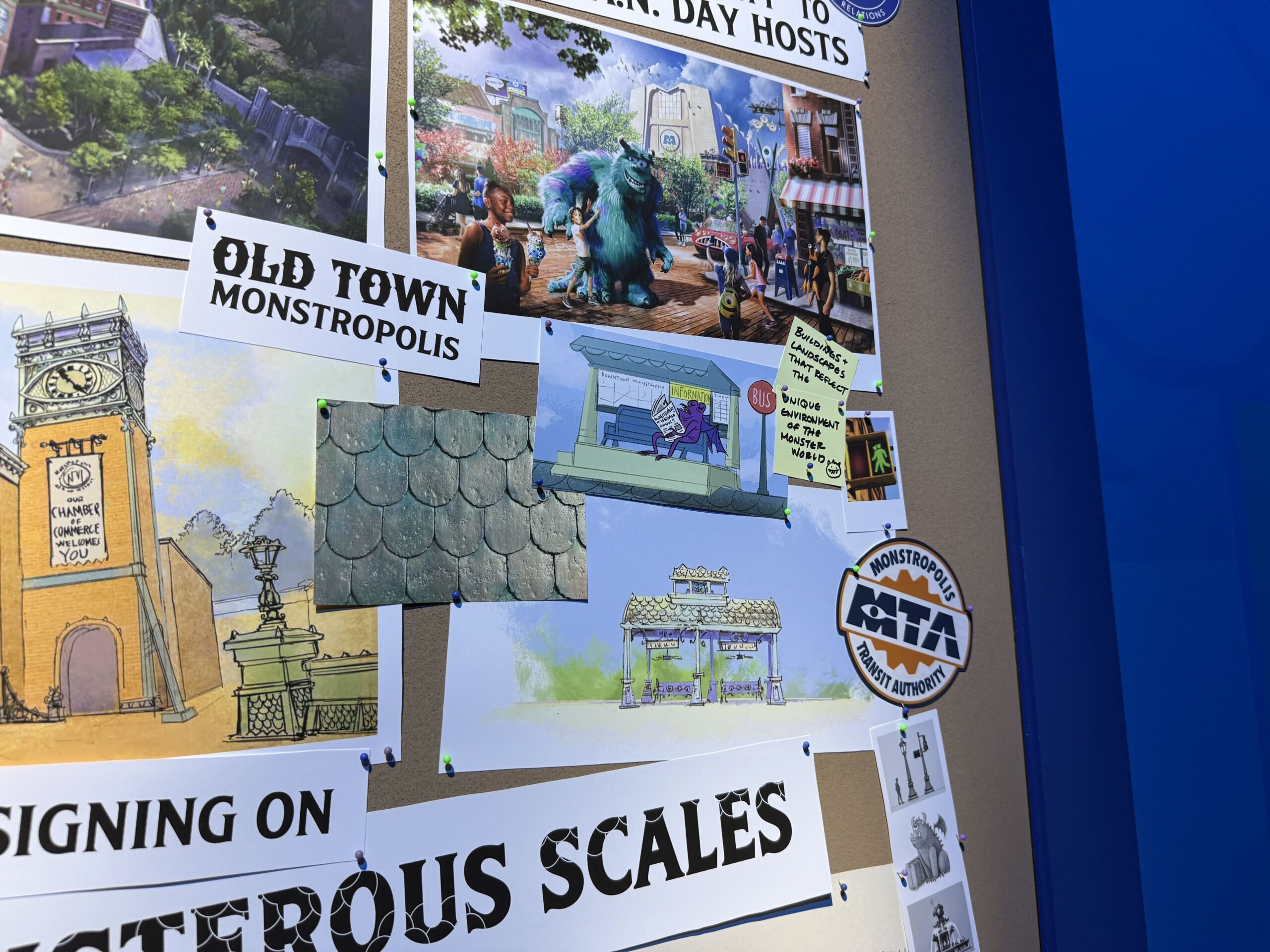 At D23: The Ultimate Disney Fan Event, Walt Disney Imagineering revealed new concept art for Monstropolis, the Monsters, Inc. land replacing Muppets Courtyard at Disney's Hollywood Studios.
