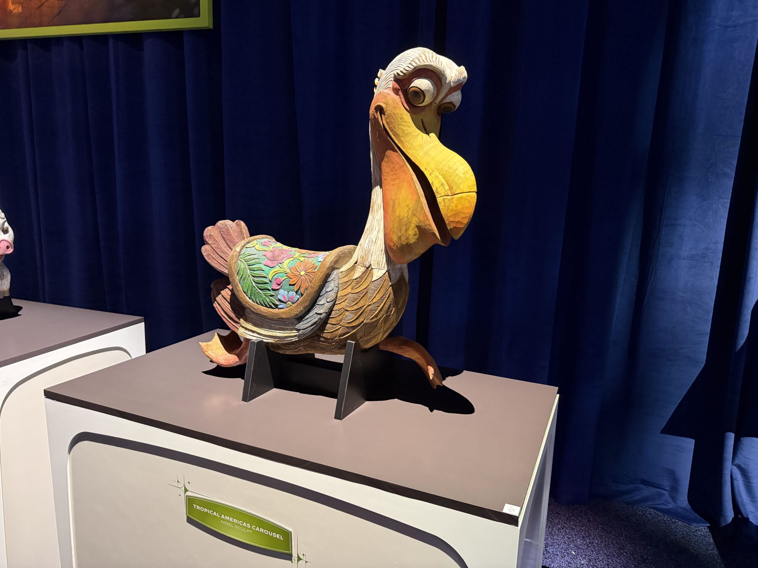 Four animals have been revealed for the Tropical Americas carousel ride that will be part of Tropical Americas in Disney's Animal Kingdom.
