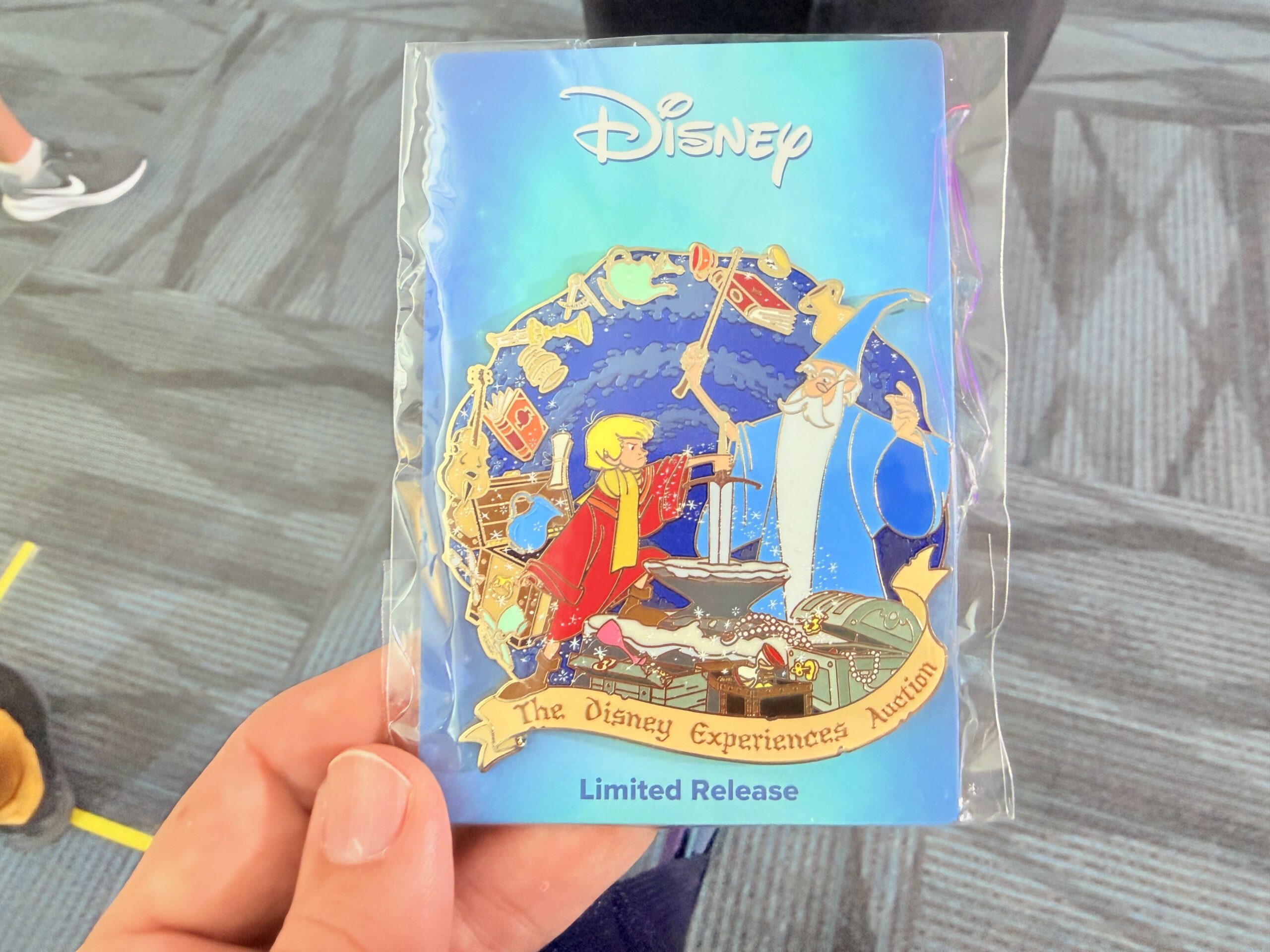 We're at D23: The Ultimate Disney Fan Event, where fans can participate in an auction of authentic Disney Parks props.