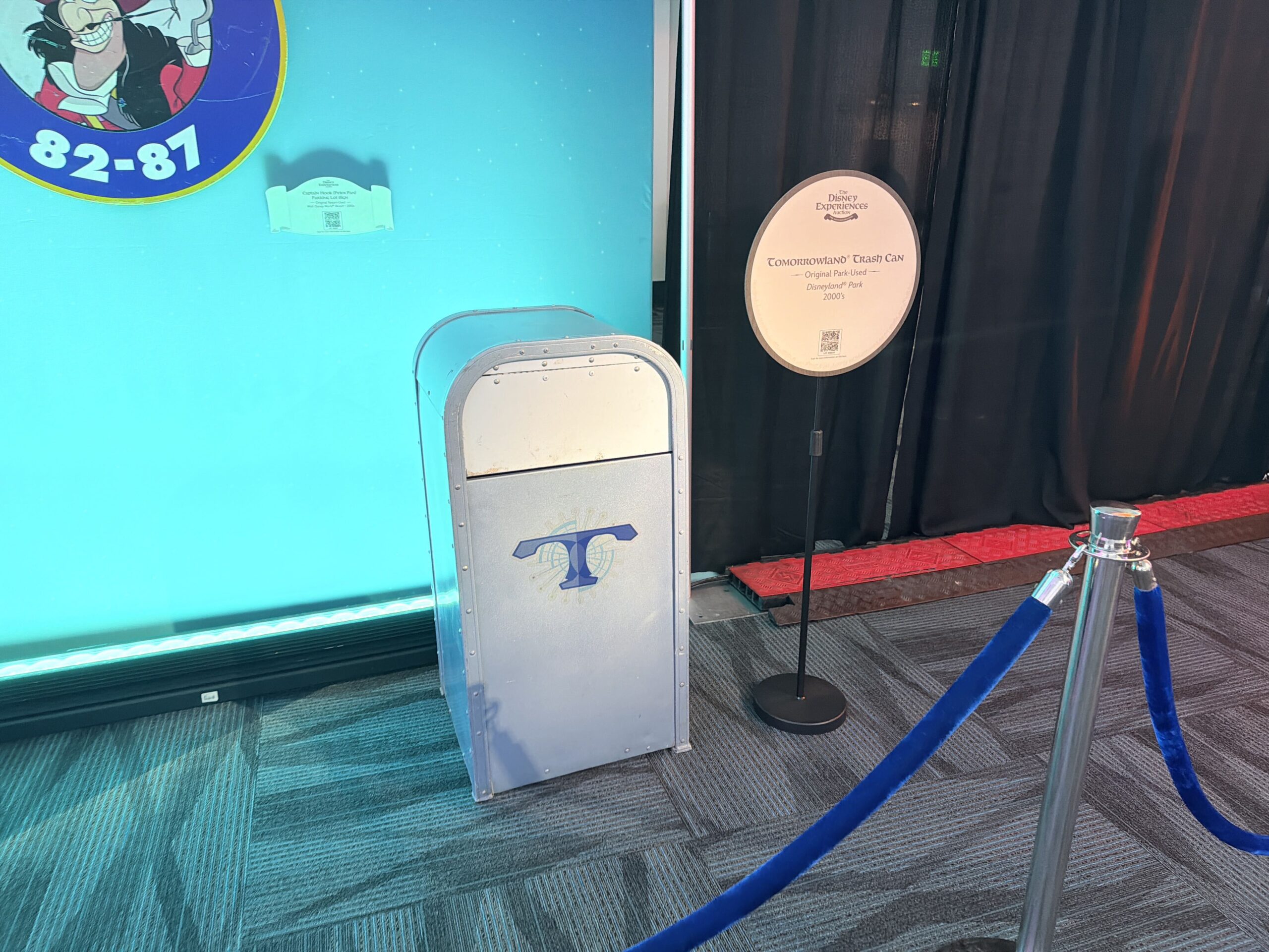 We're at D23: The Ultimate Disney Fan Event, where fans can participate in an auction of authentic Disney Parks props.