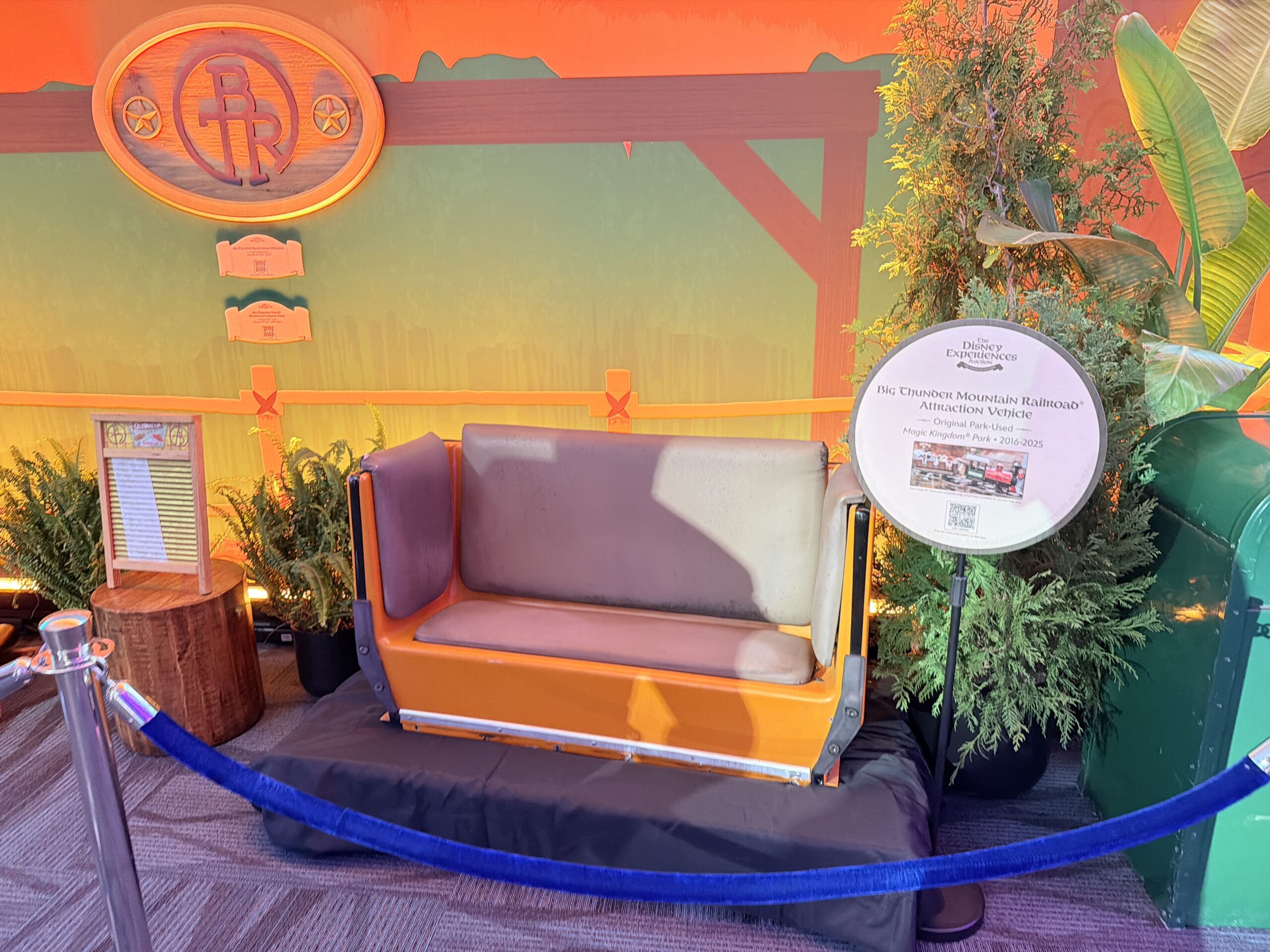 We're at D23: The Ultimate Disney Fan Event, where fans can participate in an auction of authentic Disney Parks props.