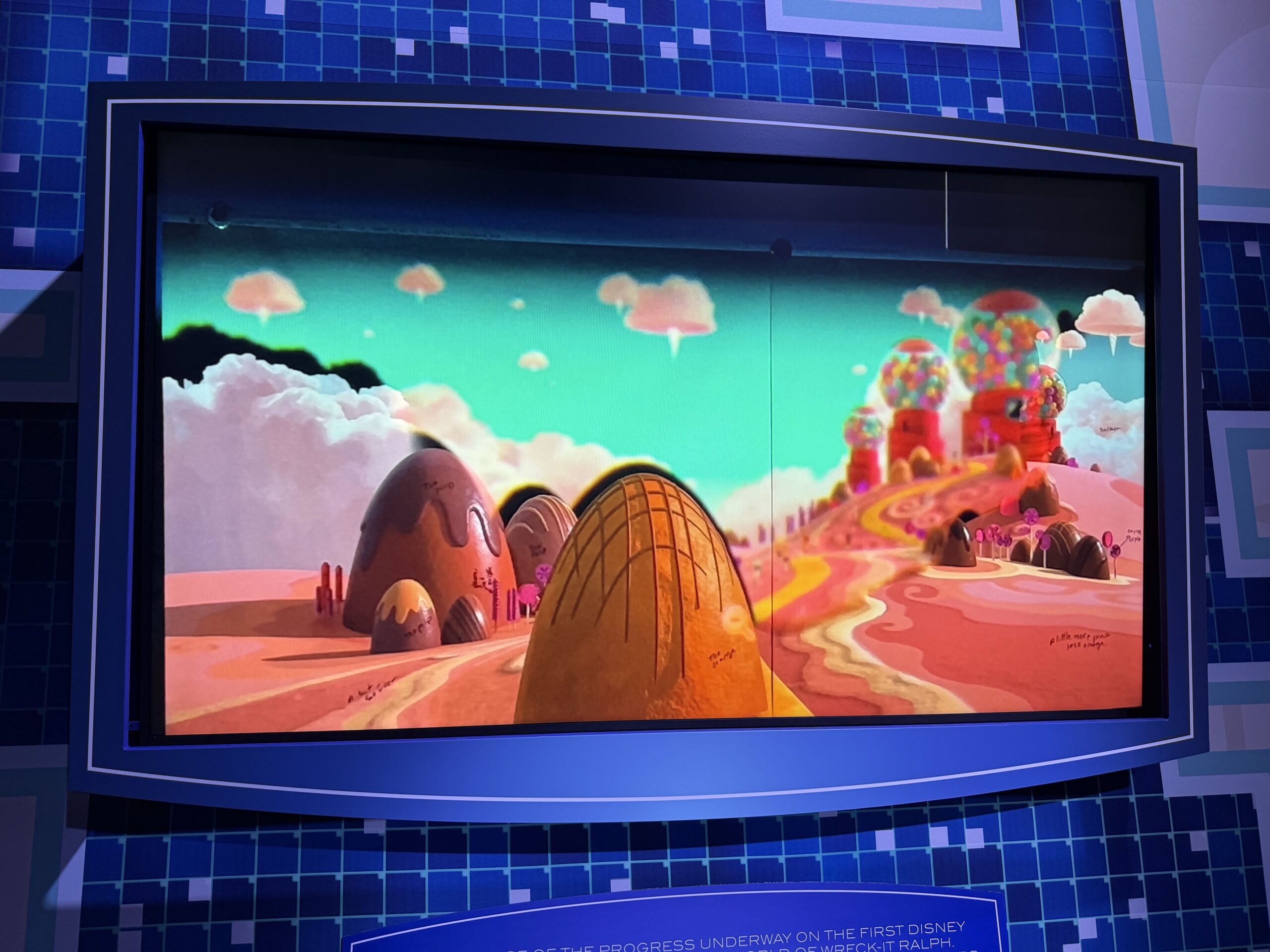 Walt Disney Imagineering has shared a first look a the new Wreck-It Ralph ride, Sugar Rush: Sweet Rescue, under construction at Tokyo Disneyland.