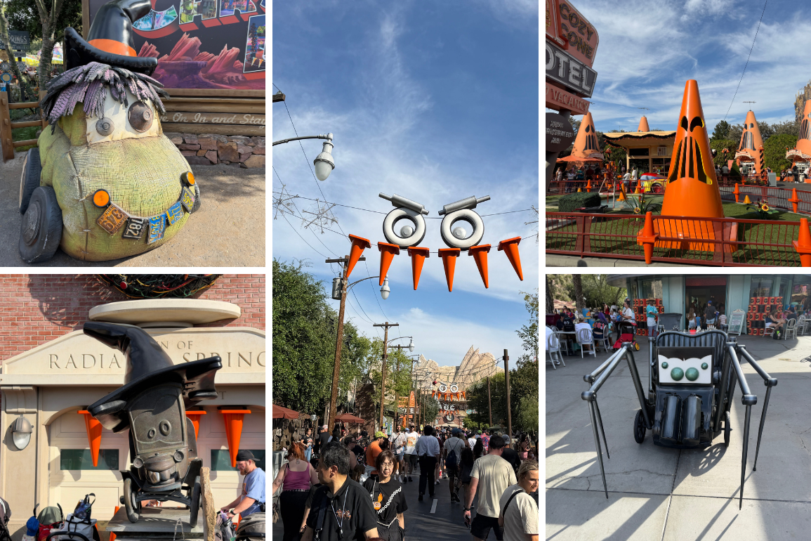 Haul-O-Ween has parked at Cars Land in Disney California Adventure.