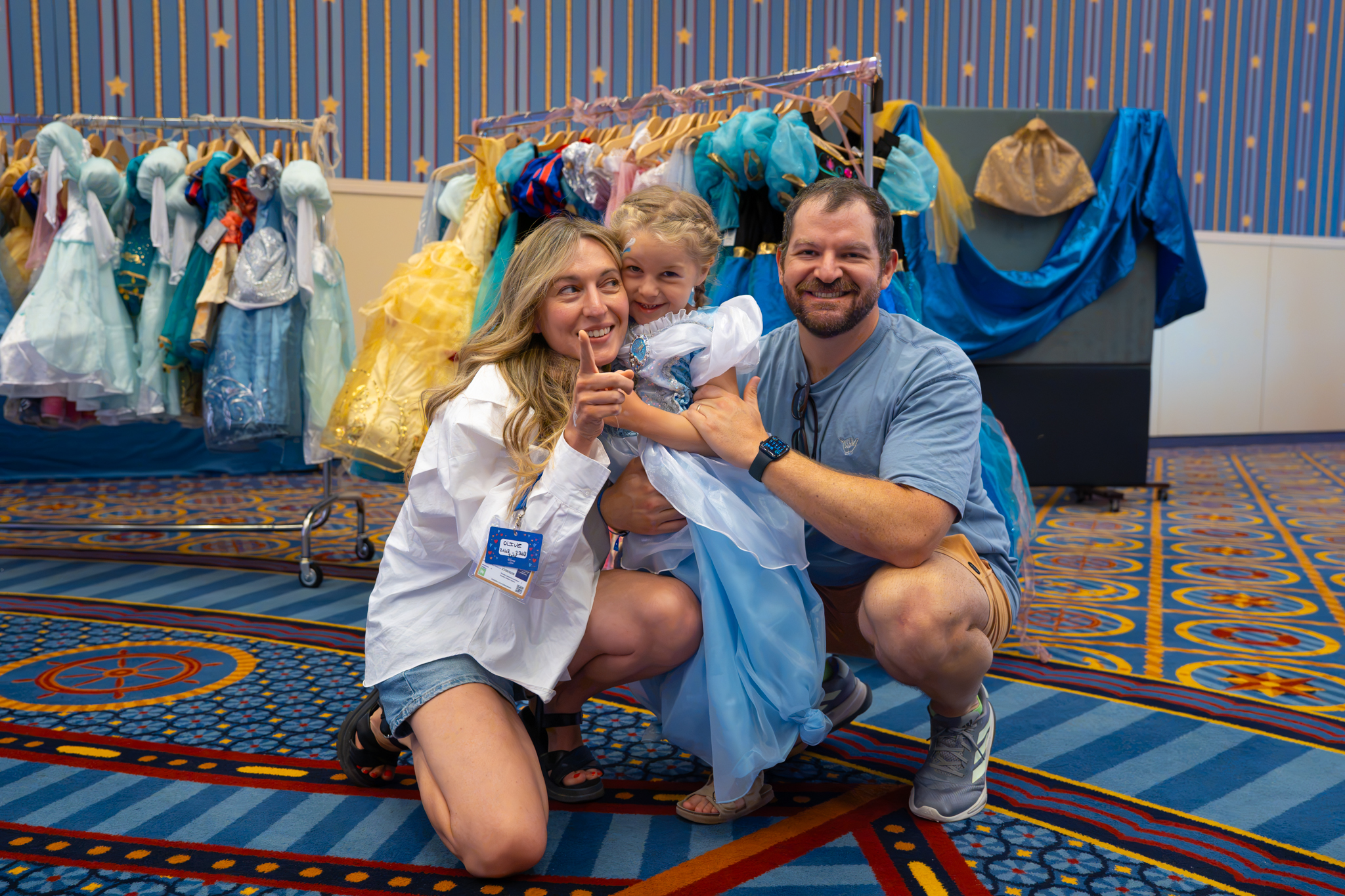 Make-A-Wish families from across Europe were invited to spend time with princesses and get the "regal treatment" at Disneyland Paris.