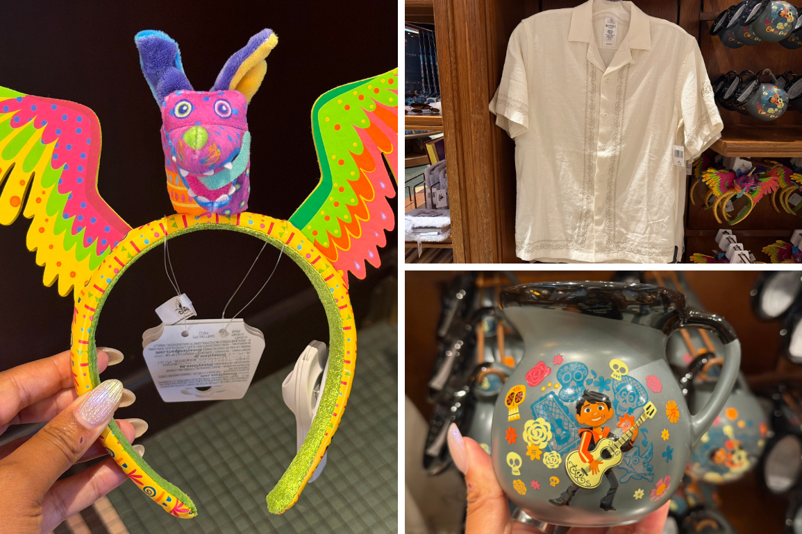 New Coco merchandise now available at Disneyland Resort.