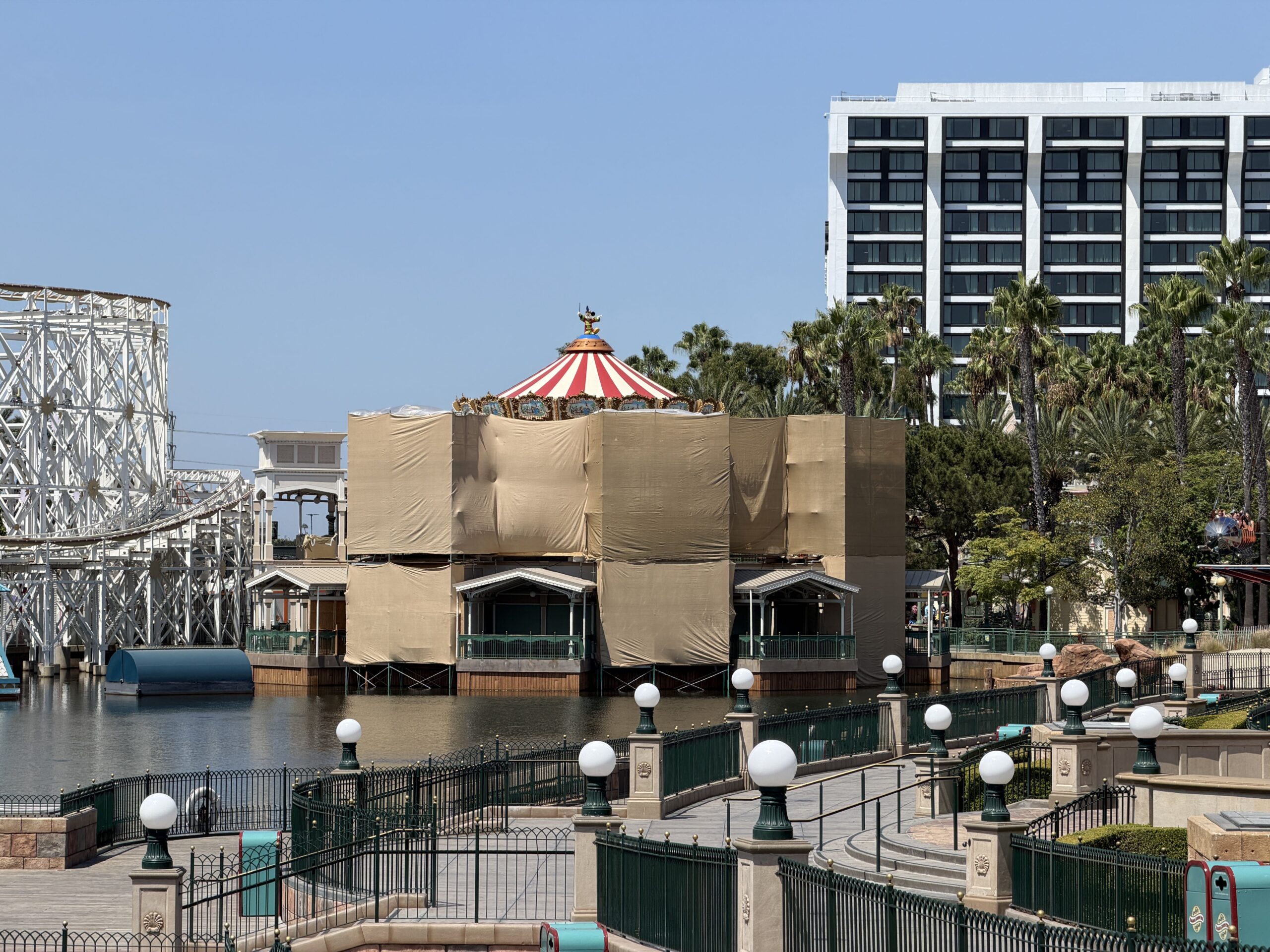Mickey Returns to Top of Silly Symphony Swings, Scrim Coming Down at Disney California Adventure