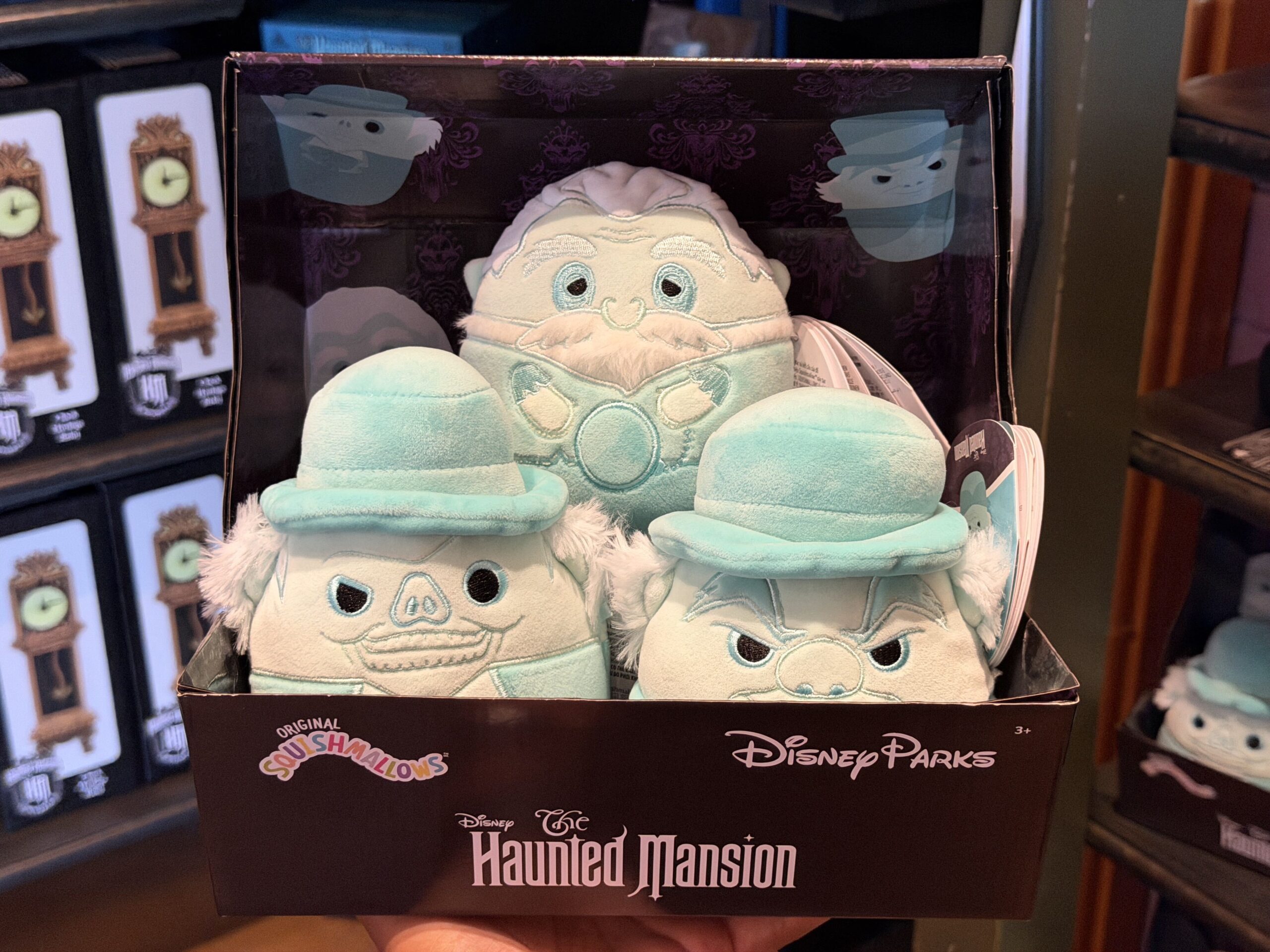 Hitchhiking Ghosts Squishmallows, Haunted Mansion Soccer Jersey Now Available at Disneyland