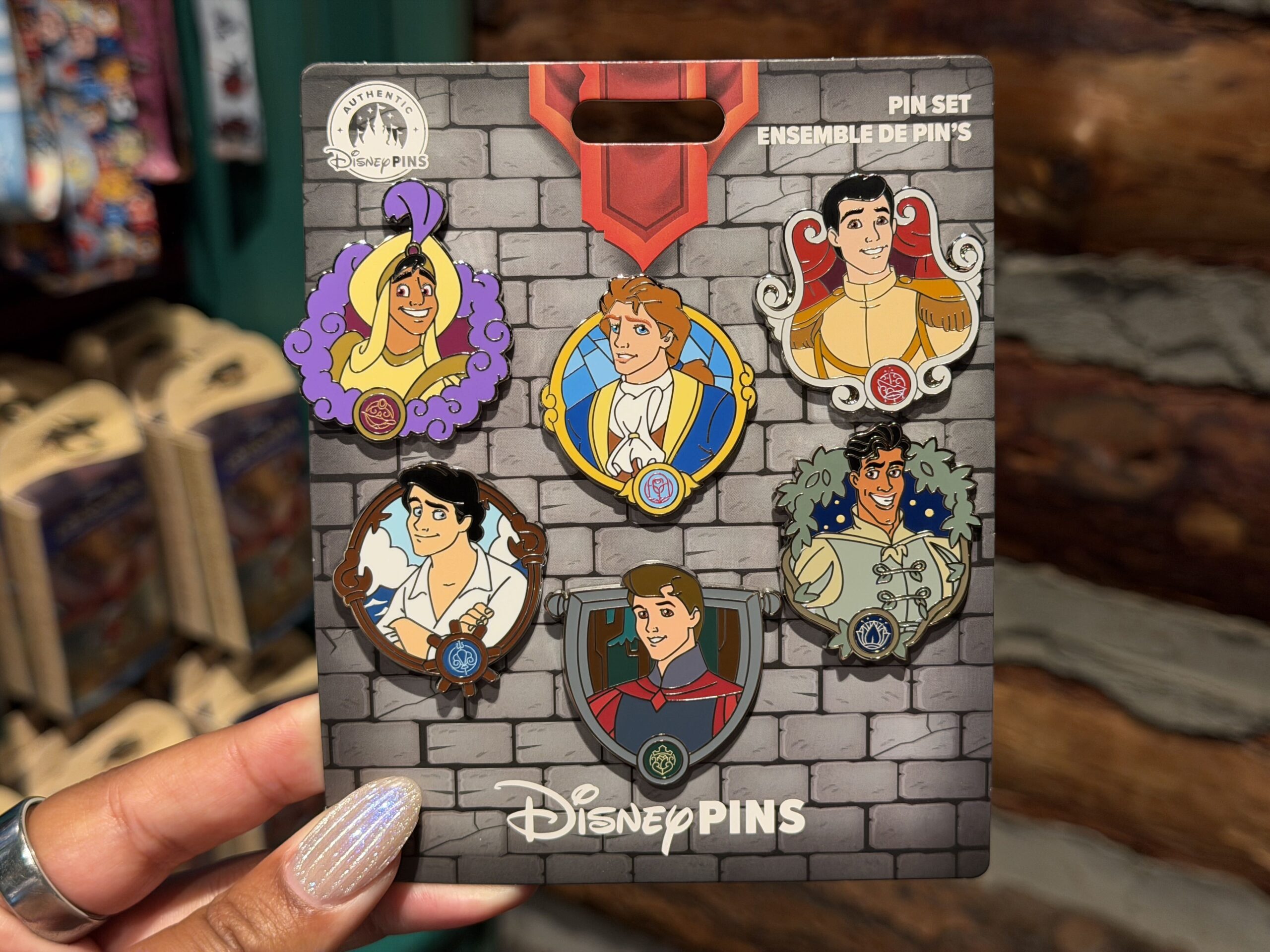 Pin Set Featuring Disney Princes Now Available at Disneyland Resort