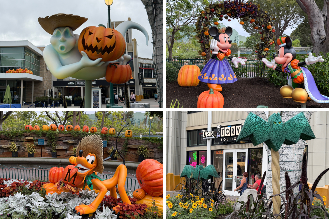 Halloween decorations return to Downtown Disney at Disneyland Resort.