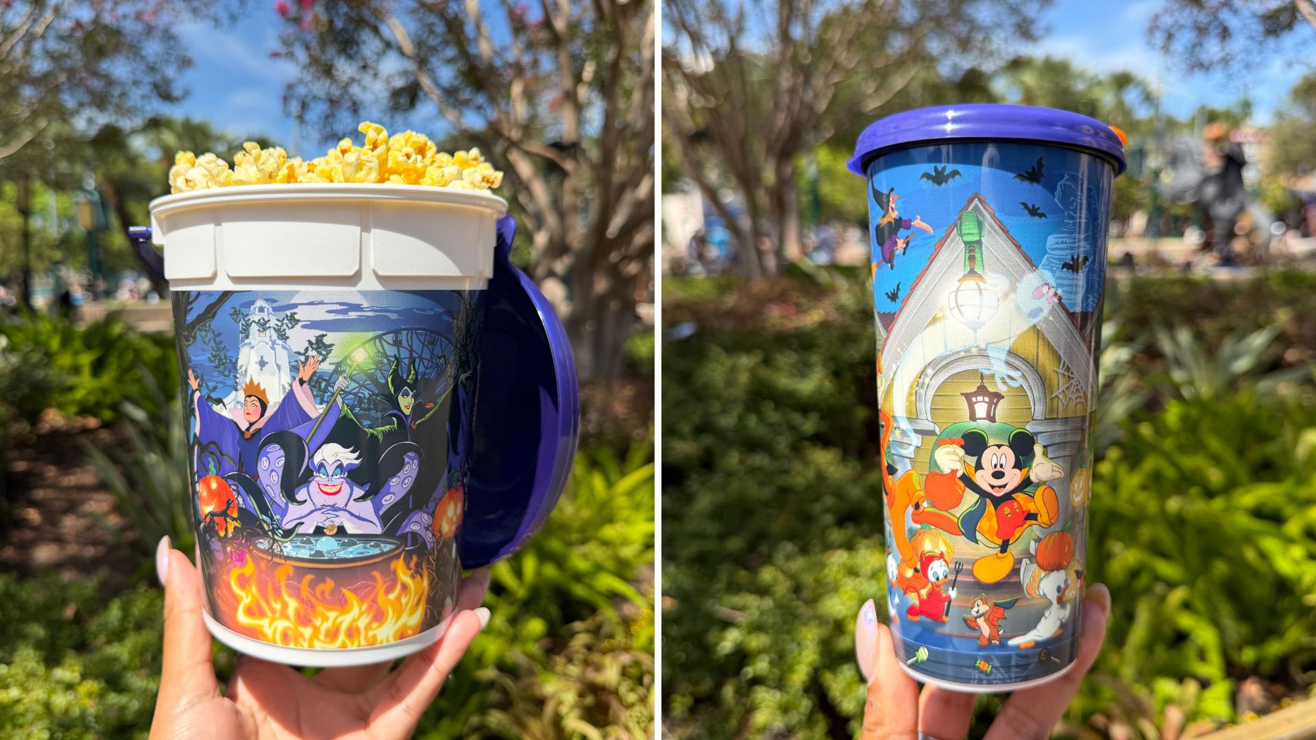 Disneyland 2026 Halloween Popcorn Bucket & Travel Tumbler Now Available