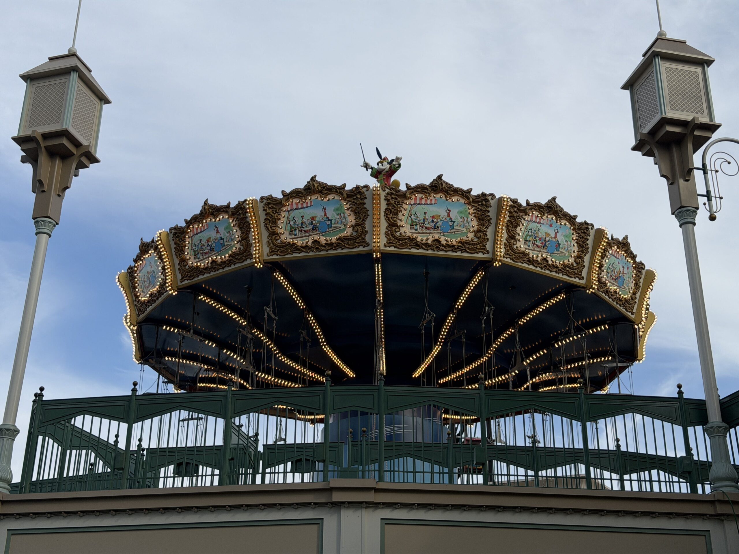 The top is now fully visible, and the symphony scenes decorating the surround do not appear to have changed. 
