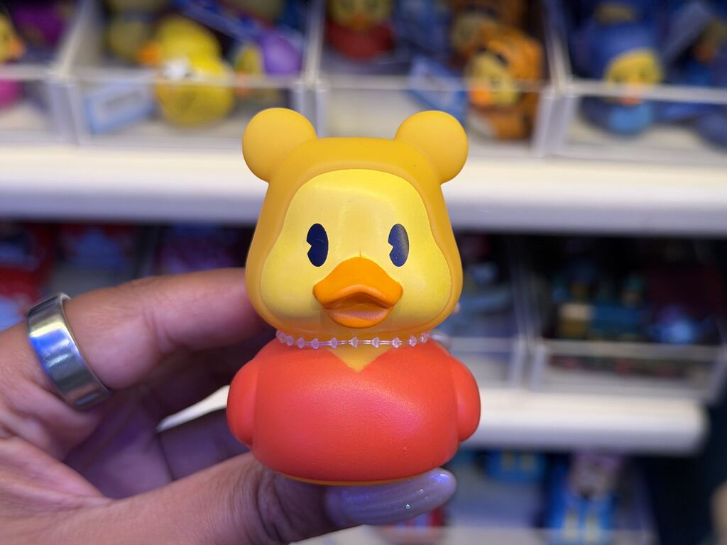 Winnie the Pooh rubber duck available at Disneyland