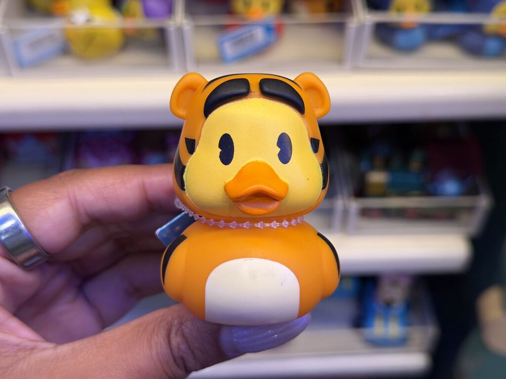 Tigger rubber duck available at Disneyland