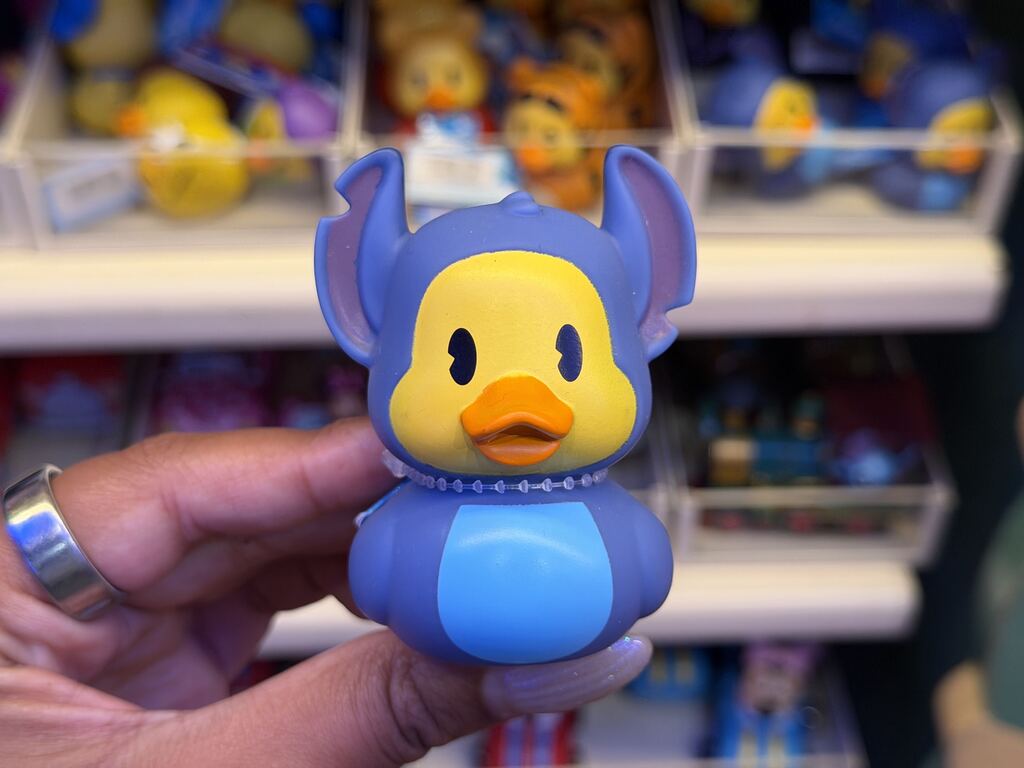 Sitich rubber duck available at Disneyland