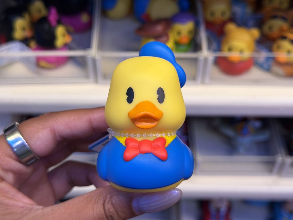Donald Duck rubber duck available at Disneyland