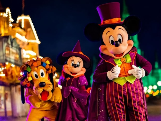 Guests can collect Halloween candy at 13 locations throughout Magic Kingdom during Mickey’s Not-So-Scary Halloween Party 2026.